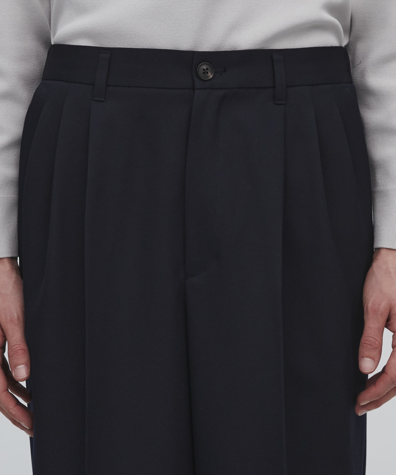 〈2026SS|数量限定〉MAX GABARDINE 3タックストレートパンツ