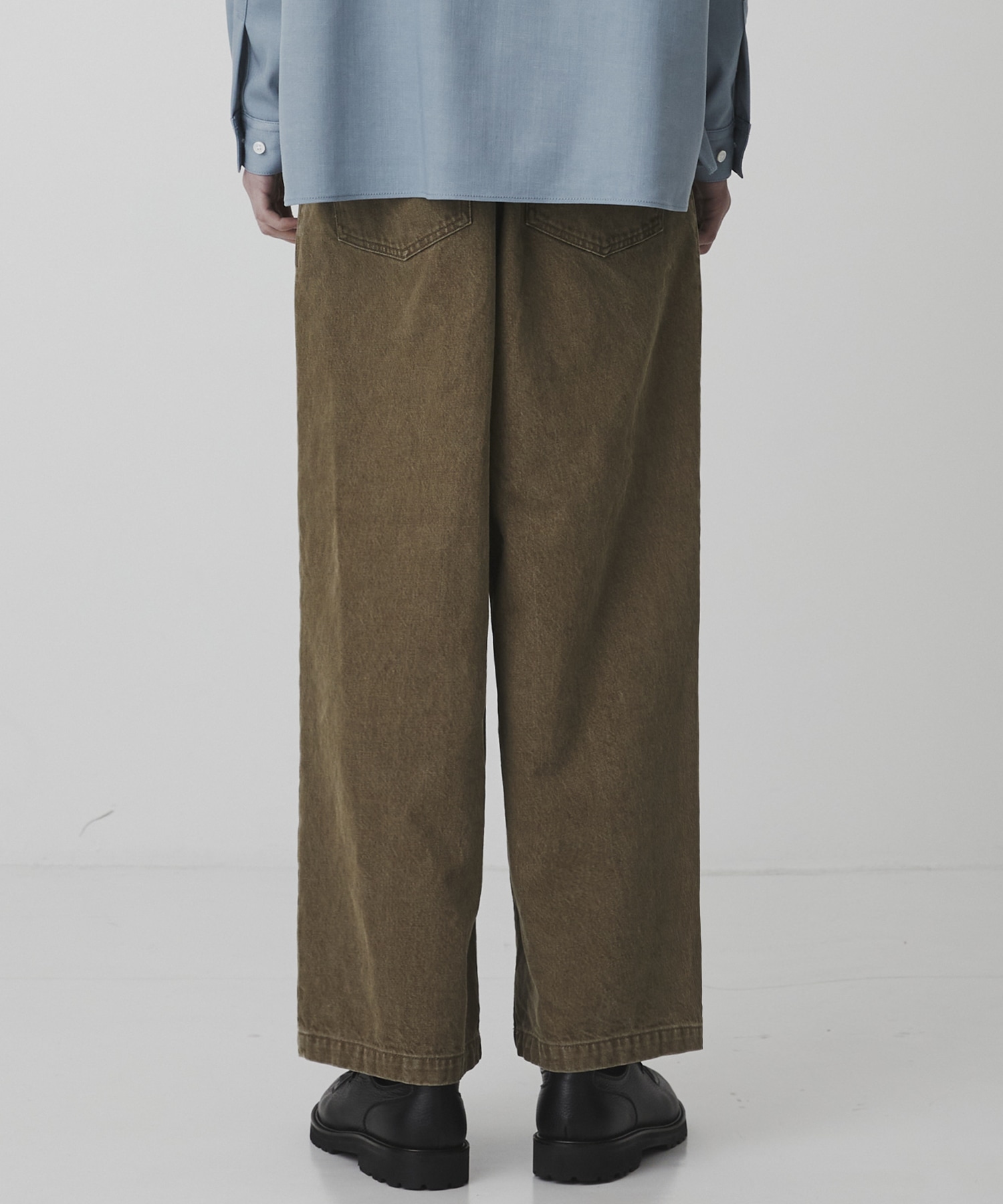 〈2026SS｜WEB先行販売〉オーバーダイデニム バギースラックス