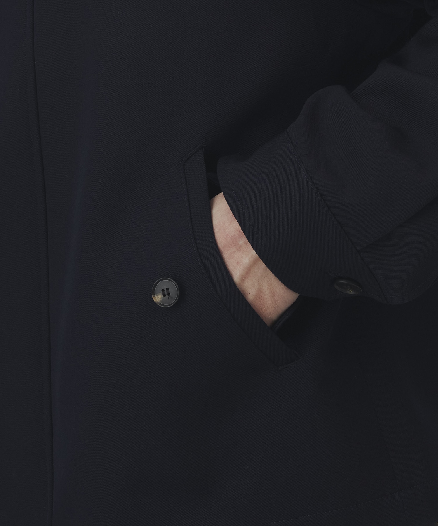 〈2026SS｜数量限定〉MAX GABARDINE レザーカラースタジャン