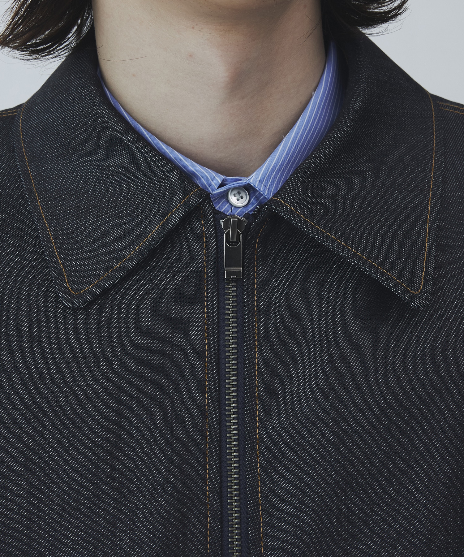 〈2026SS｜数量限定〉SUPIMA DENIM×LIMONTA フライトブルゾン