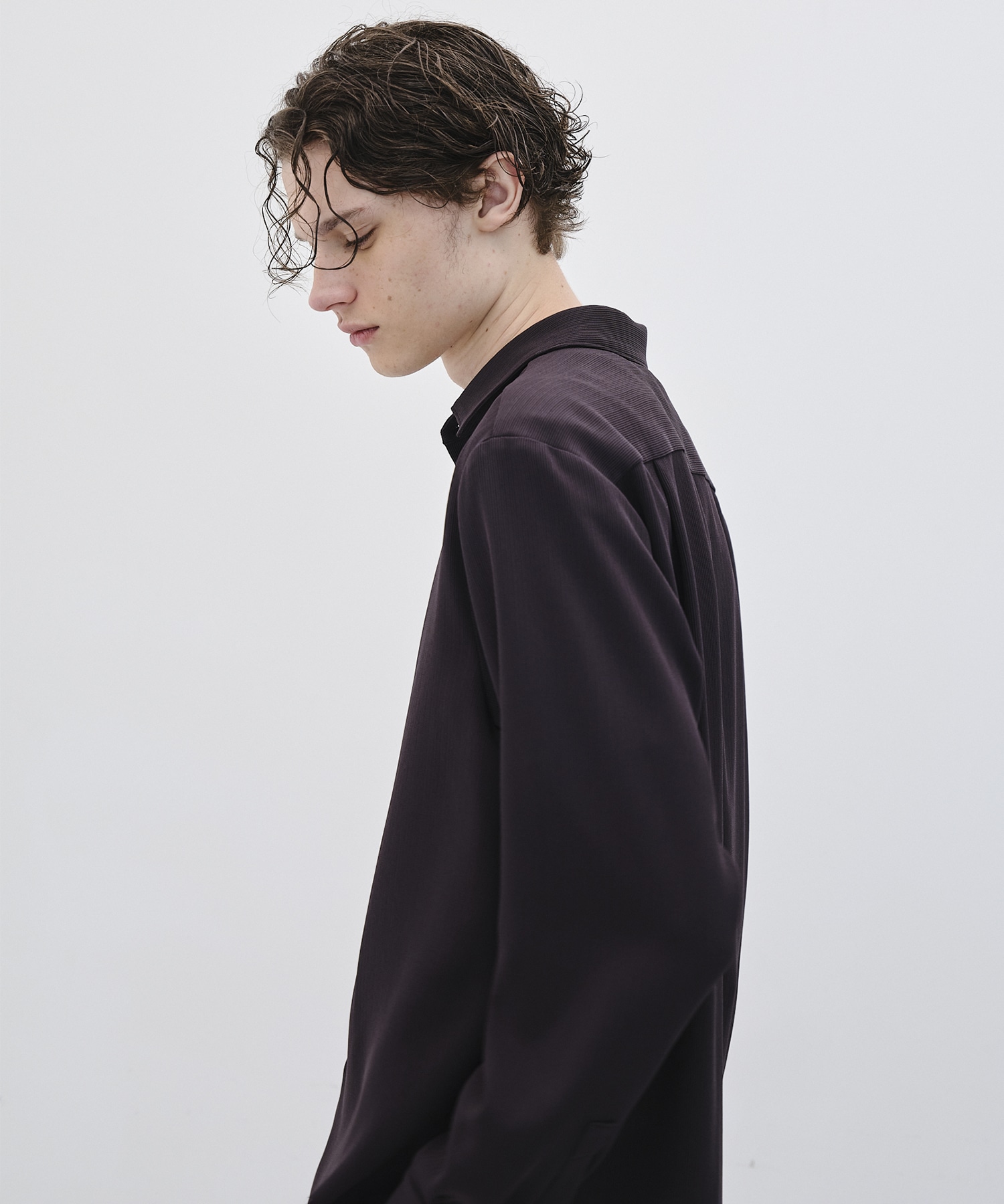 COLD DRY PLEATS ロングスリーブシャツ