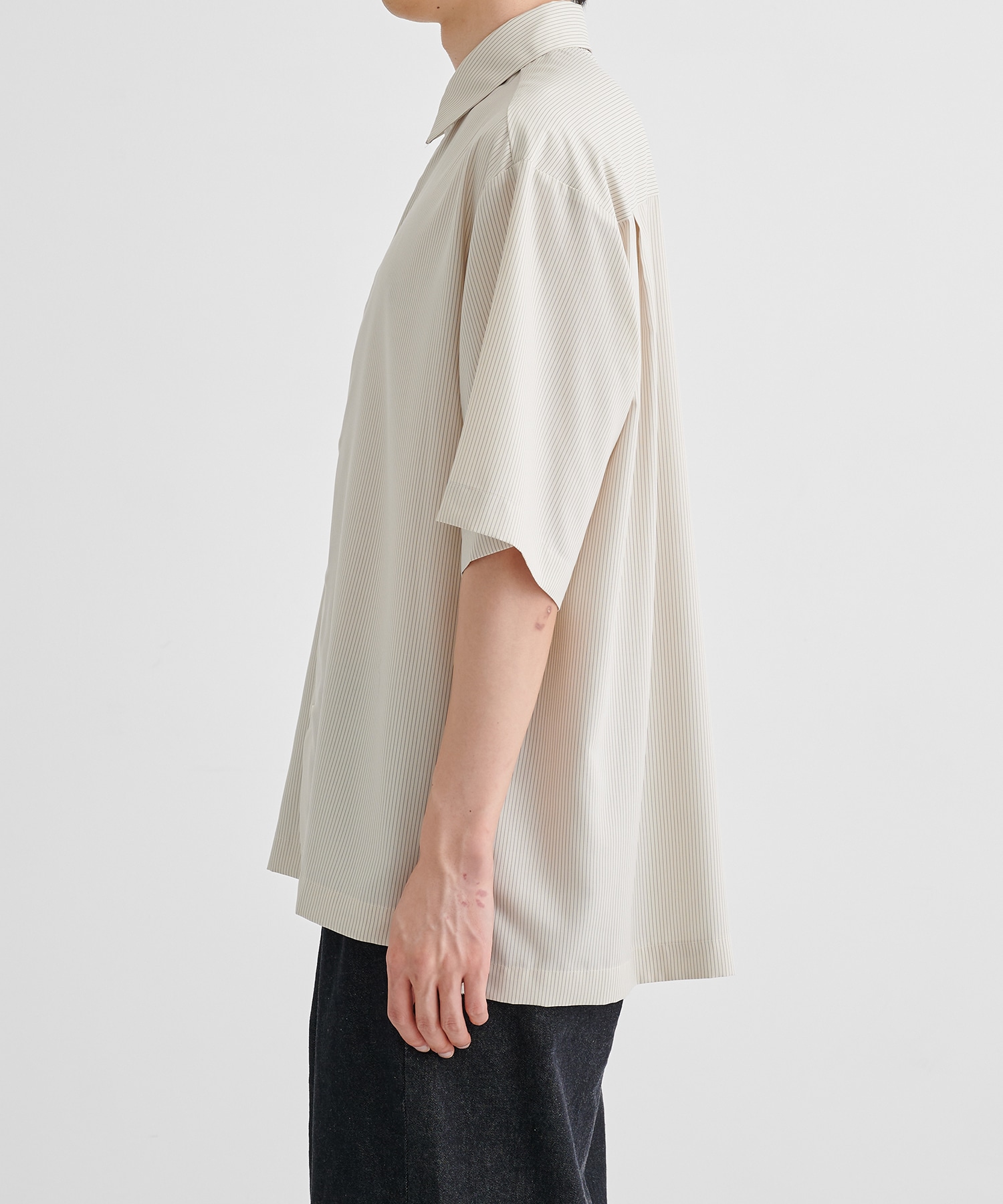 【WEB限定 先行予約】DRY RAYON ストライプショートスリーブシャツ