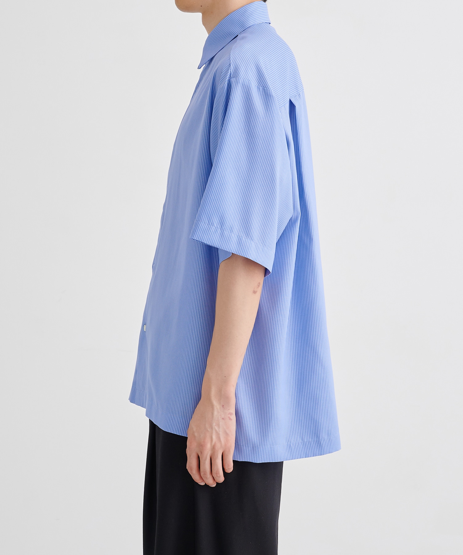 【WEB限定 先行予約】DRY RAYON ストライプショートスリーブシャツ