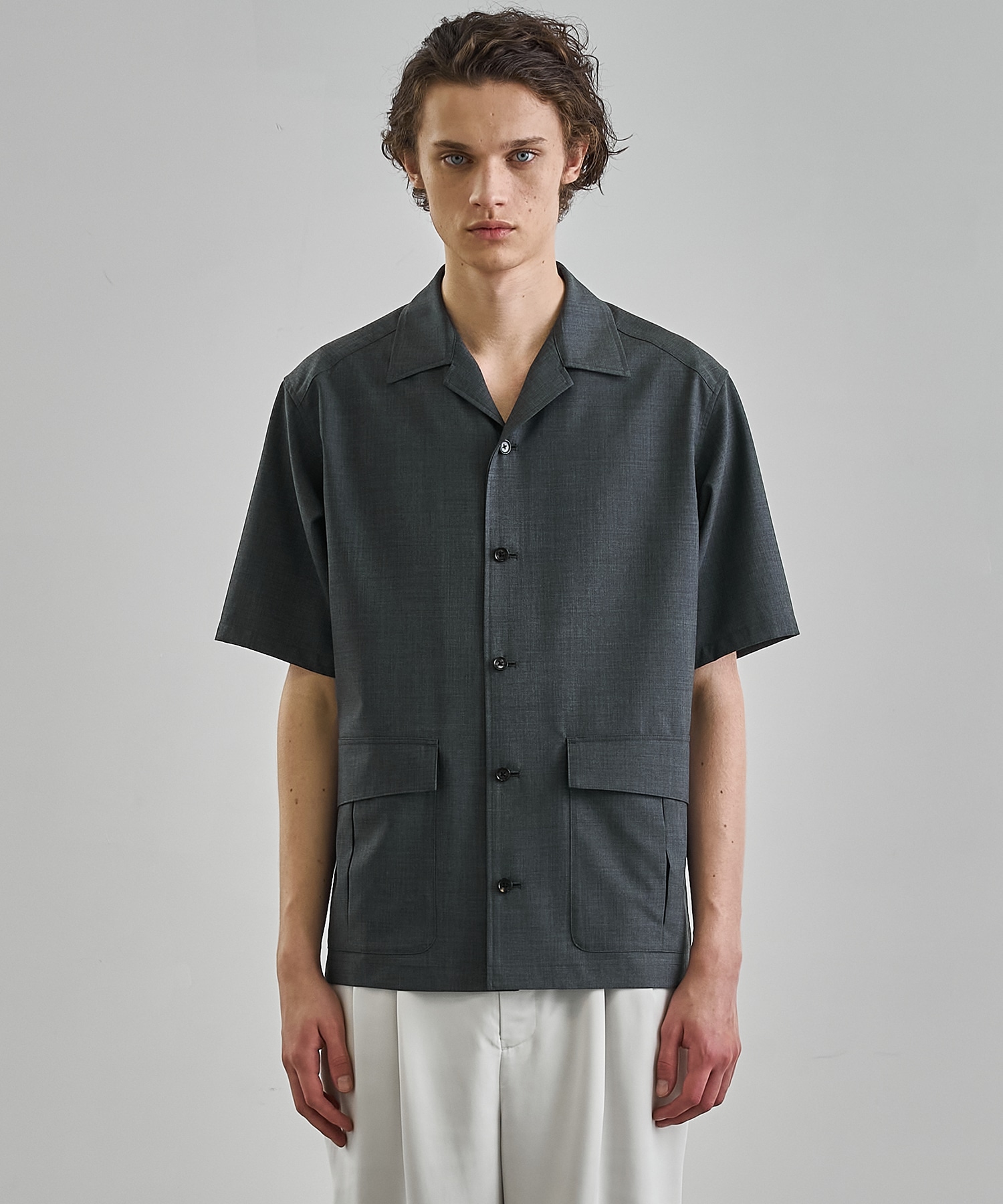 SCHONHERR WOOL ファティーグシャツ