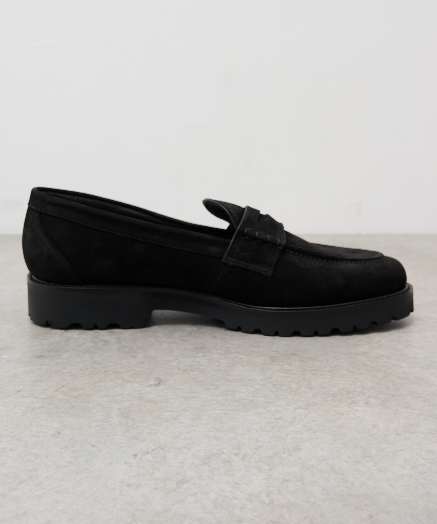 Vibram  NUBUCK LEATHER LOAFER