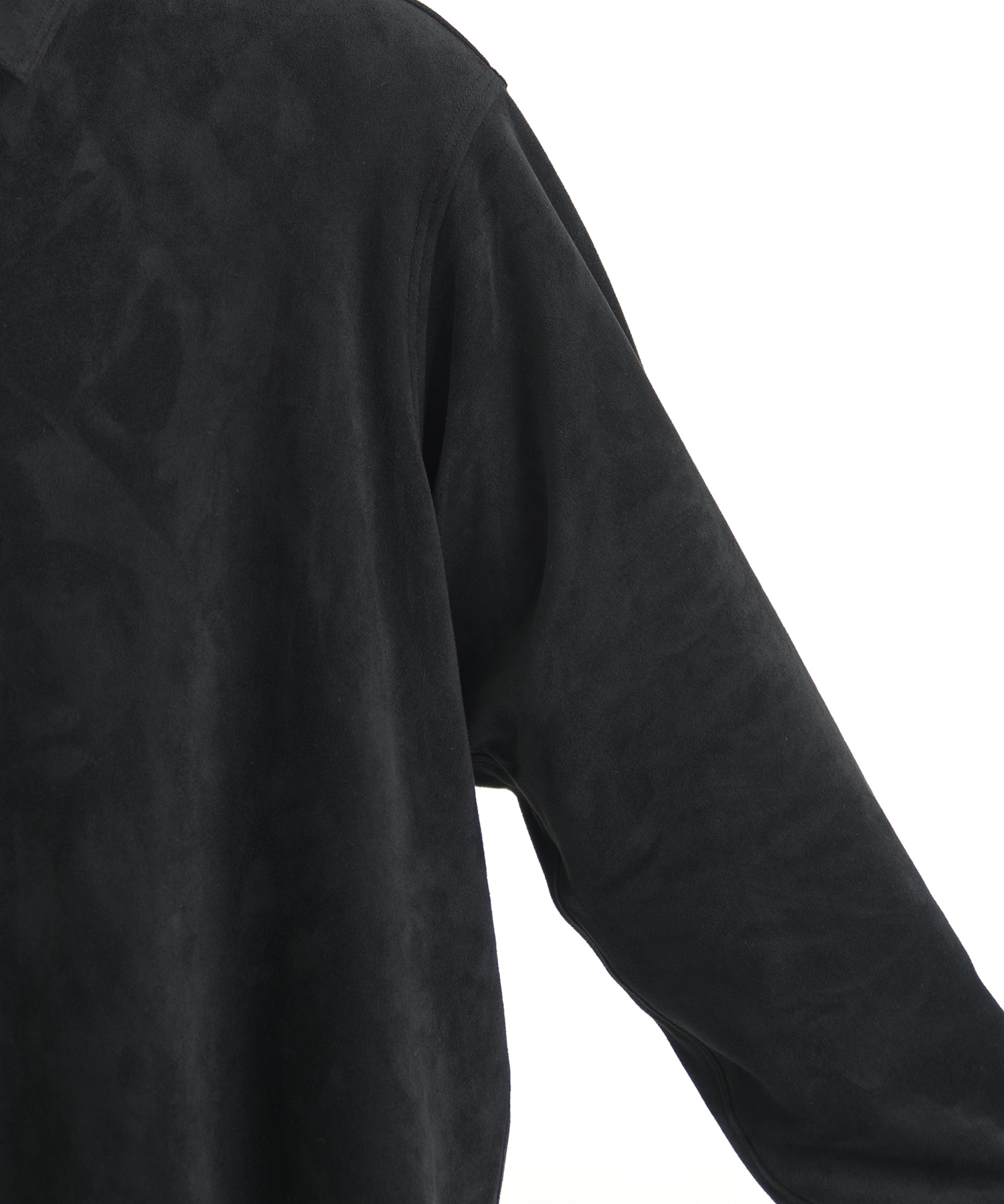 FEATHER SUEDE ロングスリーブシャツ