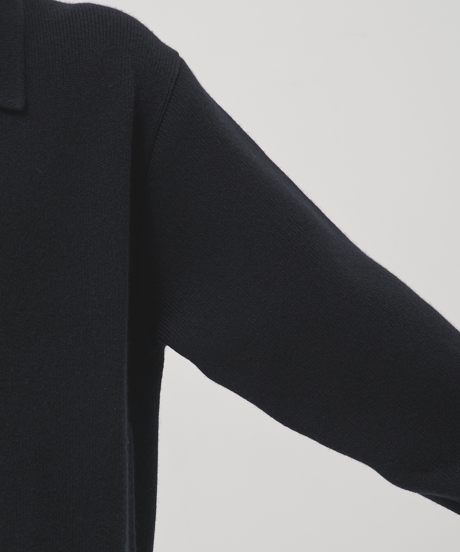 CASHMERE ニットジップブルゾン