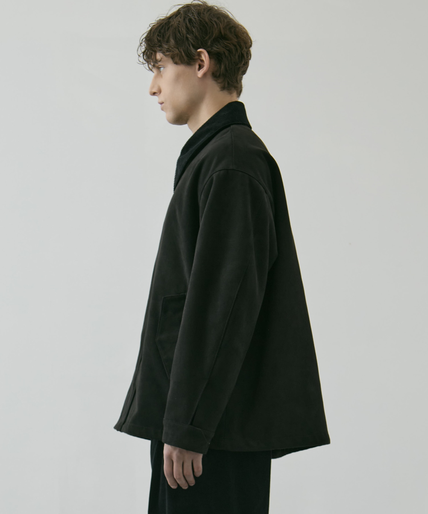 〈WEB限定｜先行予約〉LEATHER TEX SUEDE HUNTING JACKET