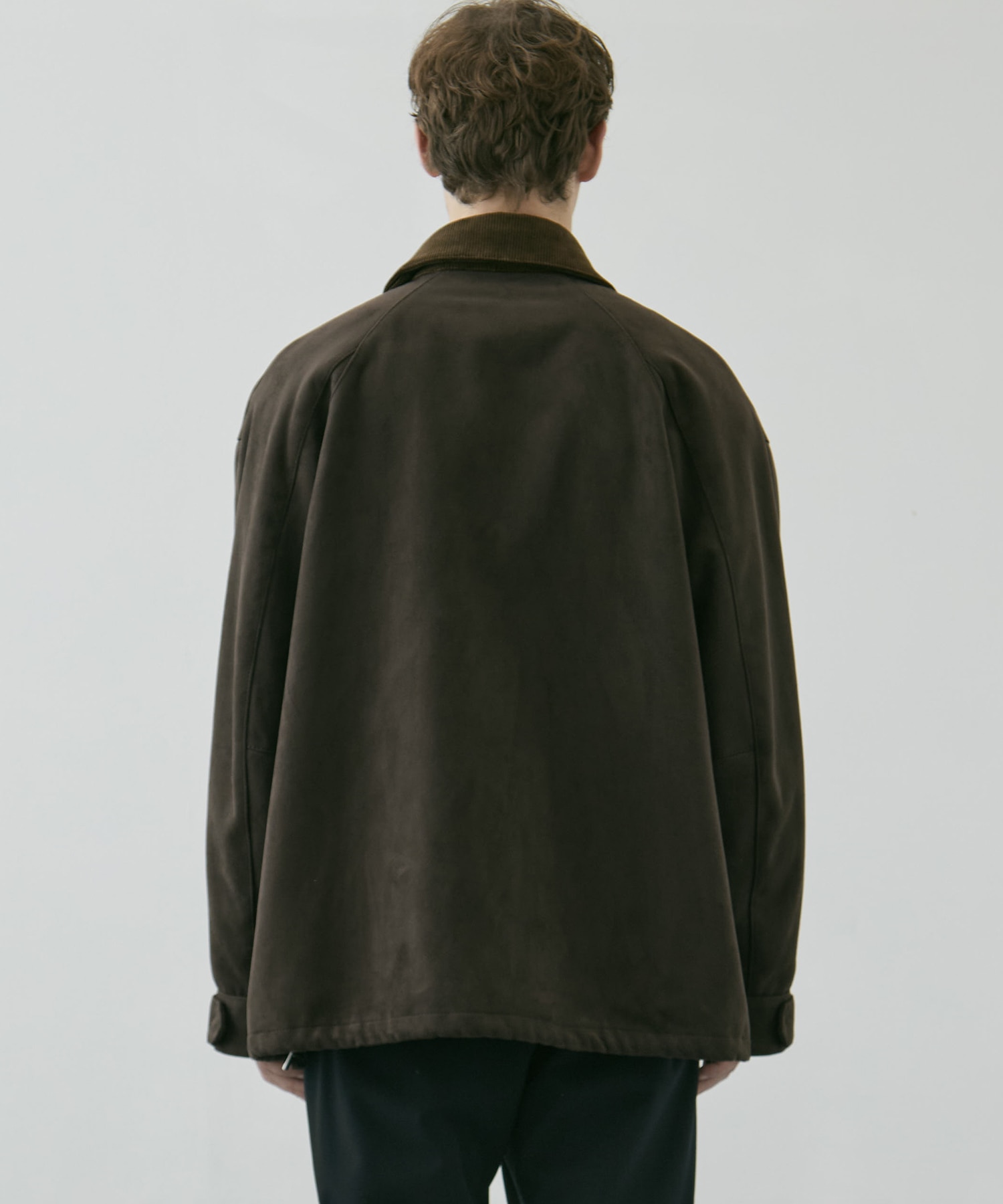 〈WEB限定｜先行予約〉LEATHER TEX SUEDE HUNTING JACKET