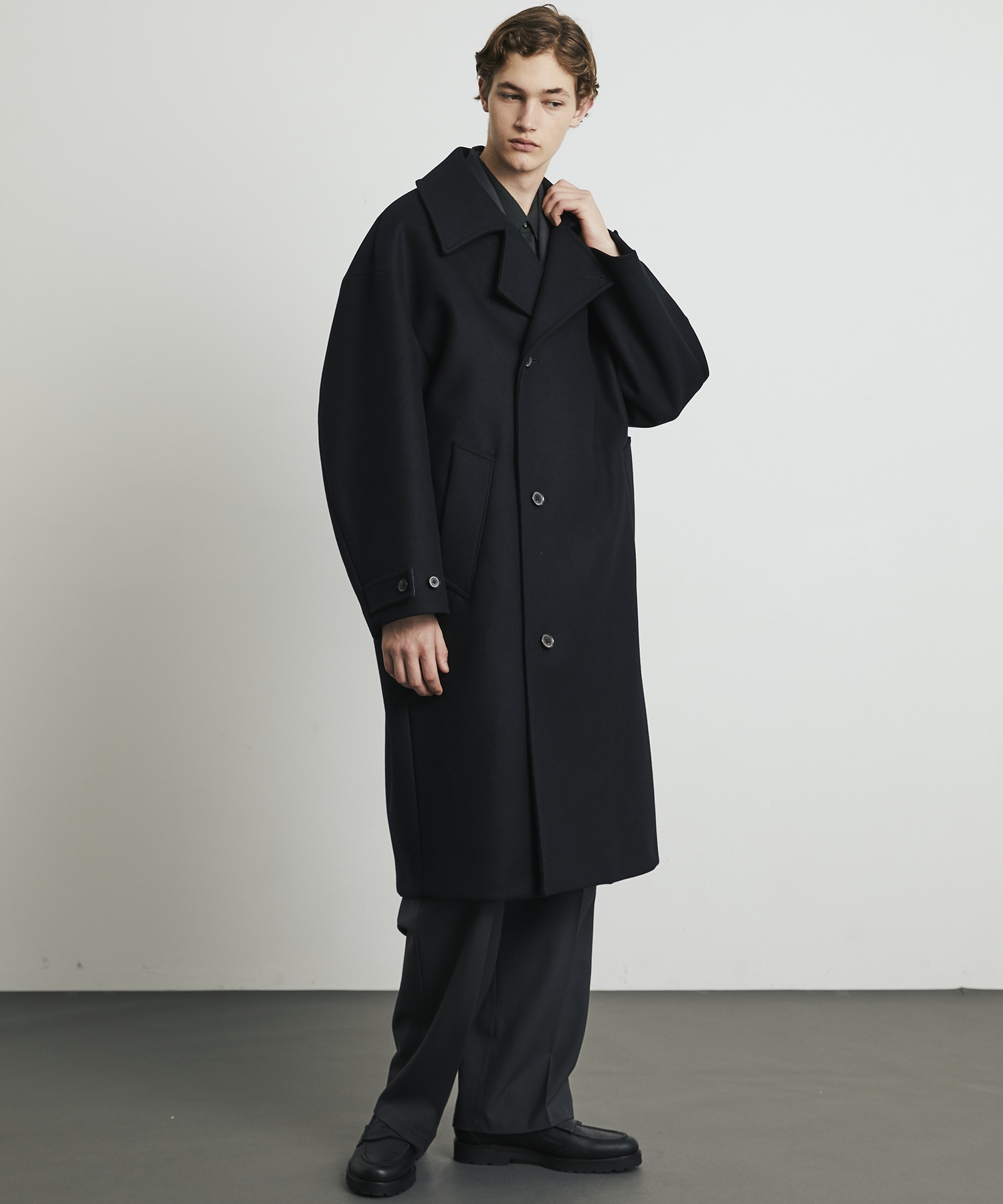 〈10周年記念｜残りわずか〉×EX Super180s MELTON OVER COAT