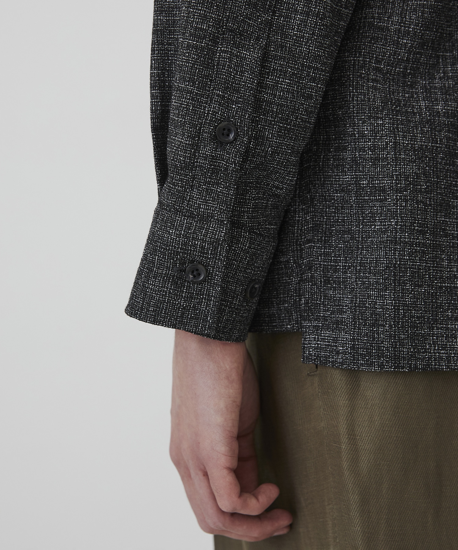 ライトツイード ロングスリーブシャツ