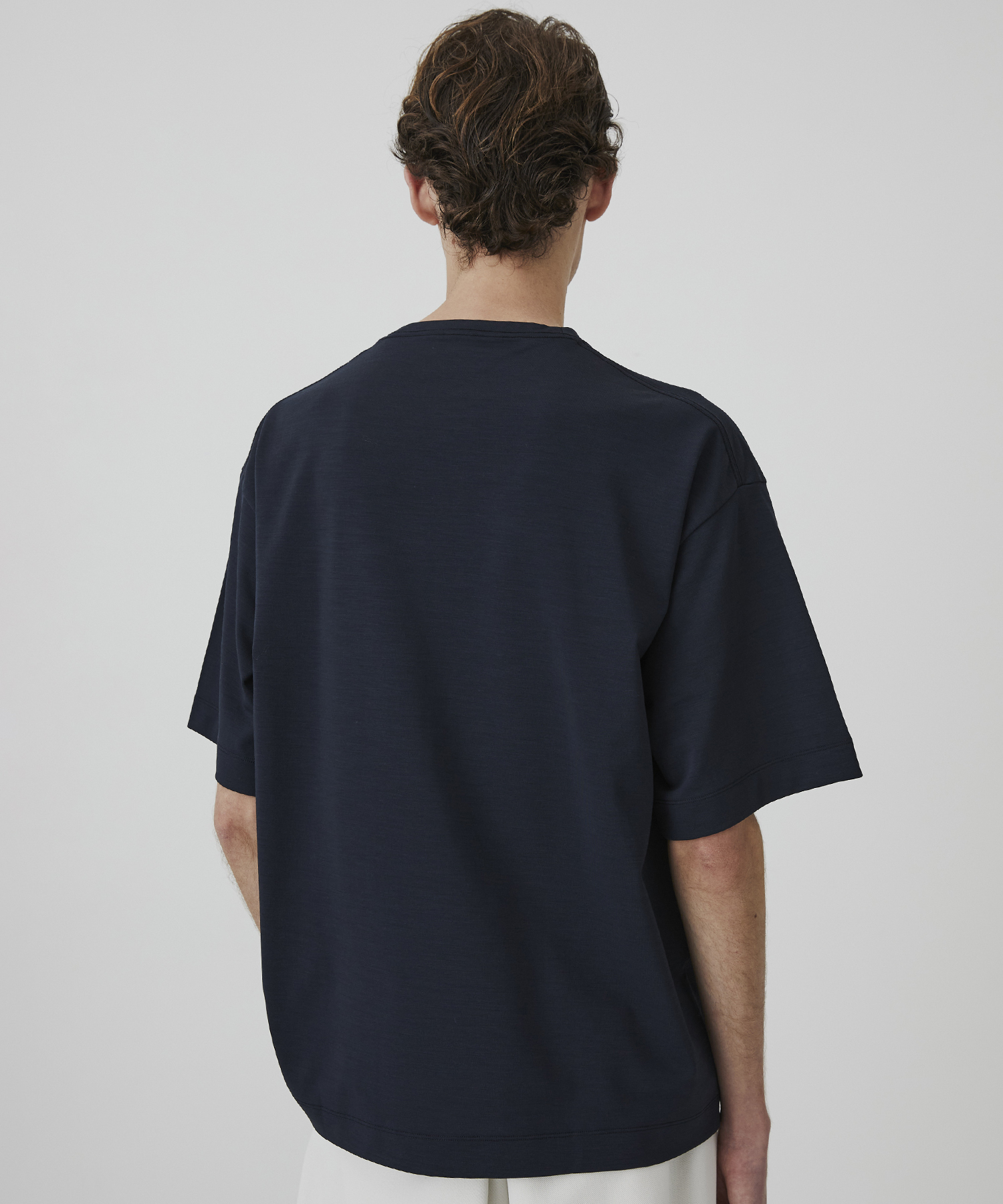 Super 140s ウールテクノラマ リラックスTシャツ