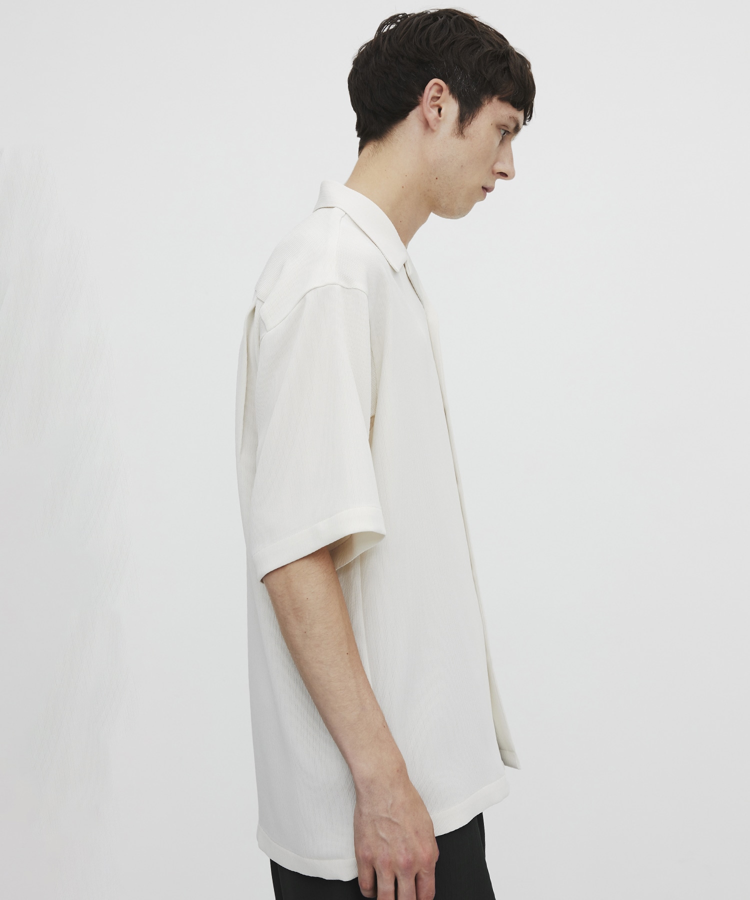 COLD DRY PLEATS オープンカラーシャツ