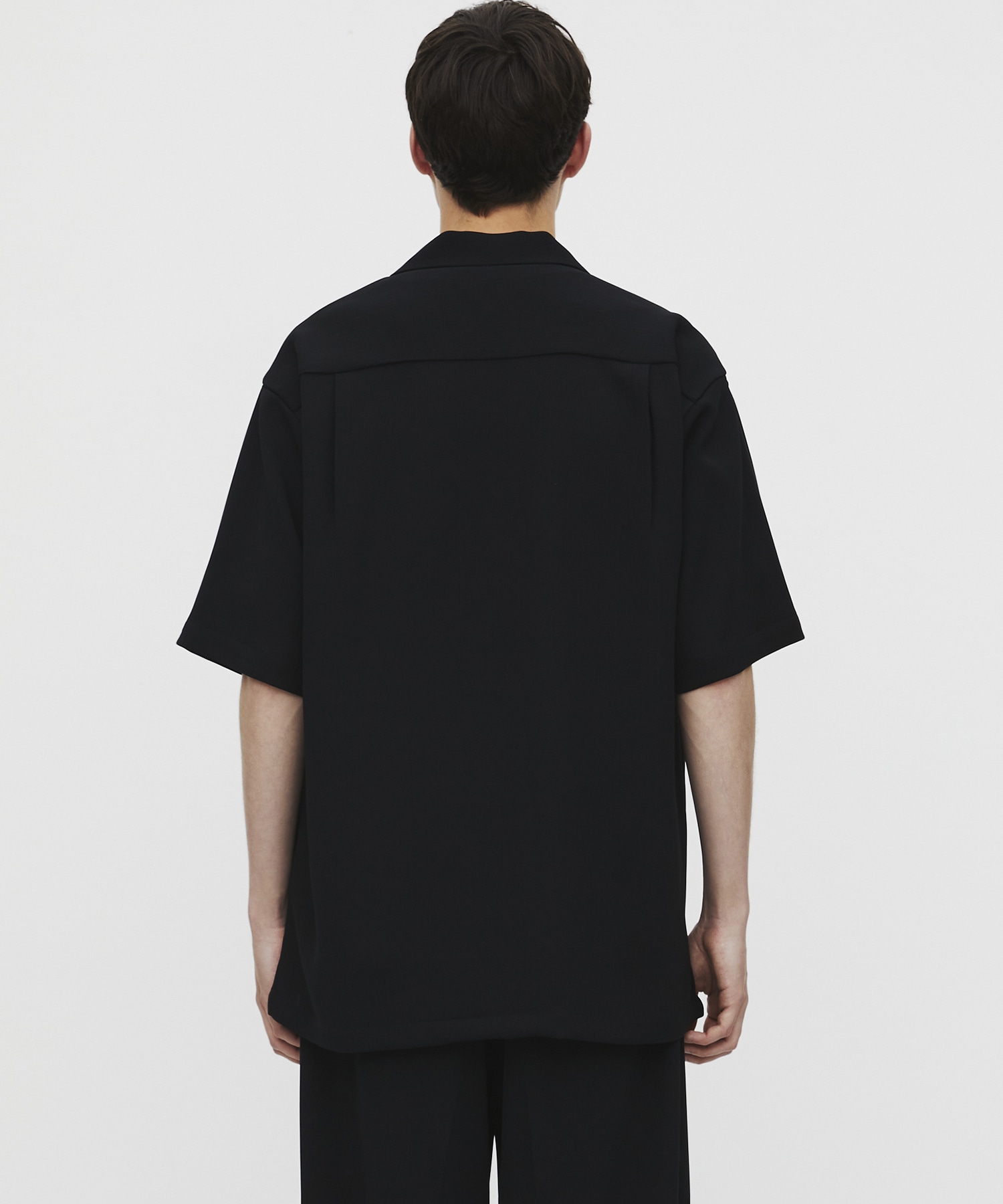 COLD DRY PLEATS オープンカラーシャツ