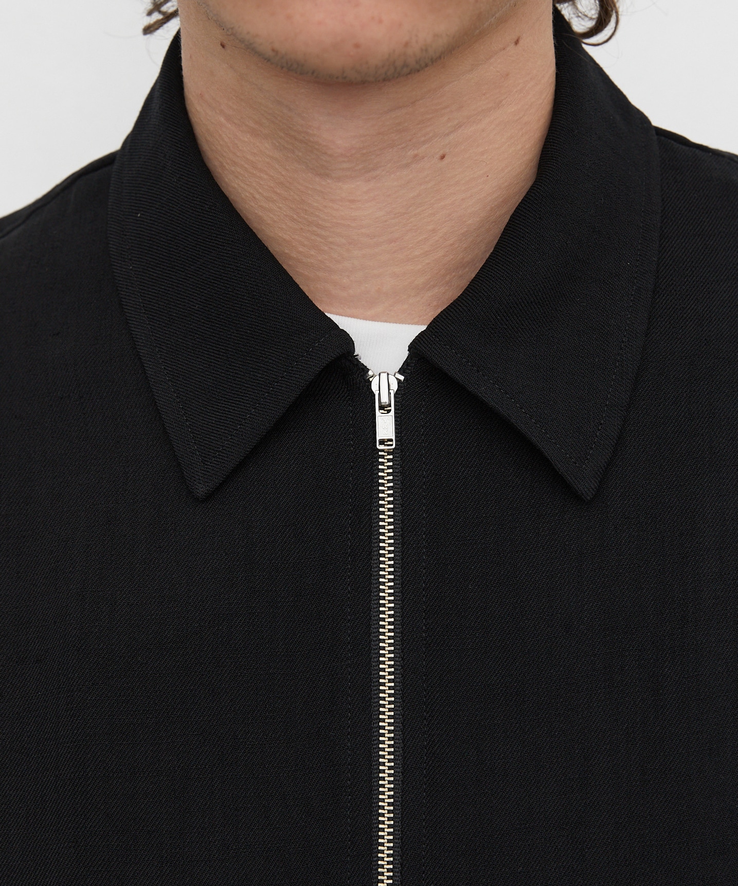 MODERN SILK LINEN ショートスリーブブルゾン