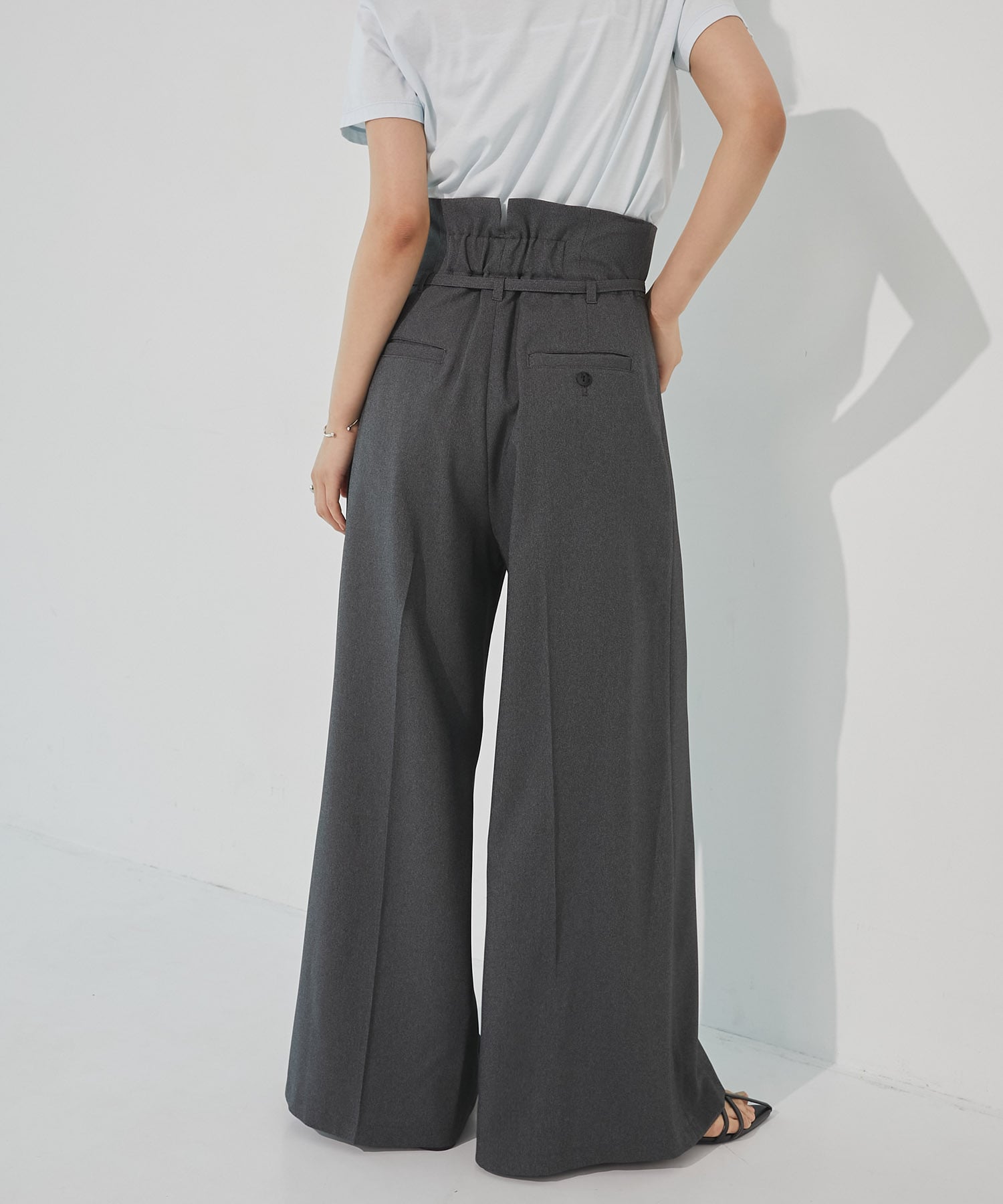 HAKAMAラップワイドパンツ