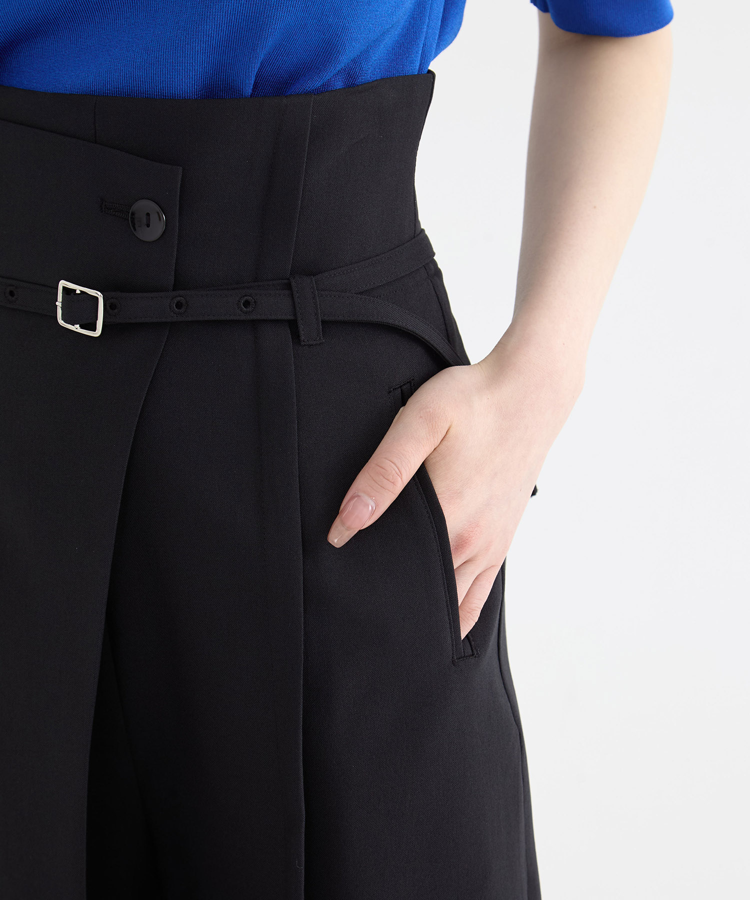 HAKAMAラップワイドパンツ