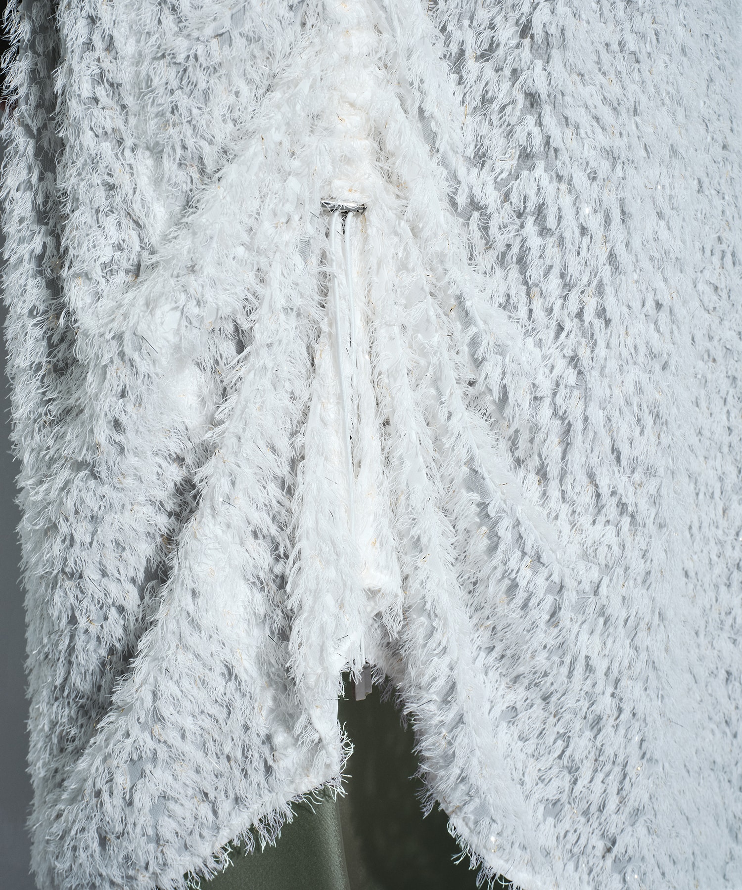 ファブリックレイヤードマキシスカート