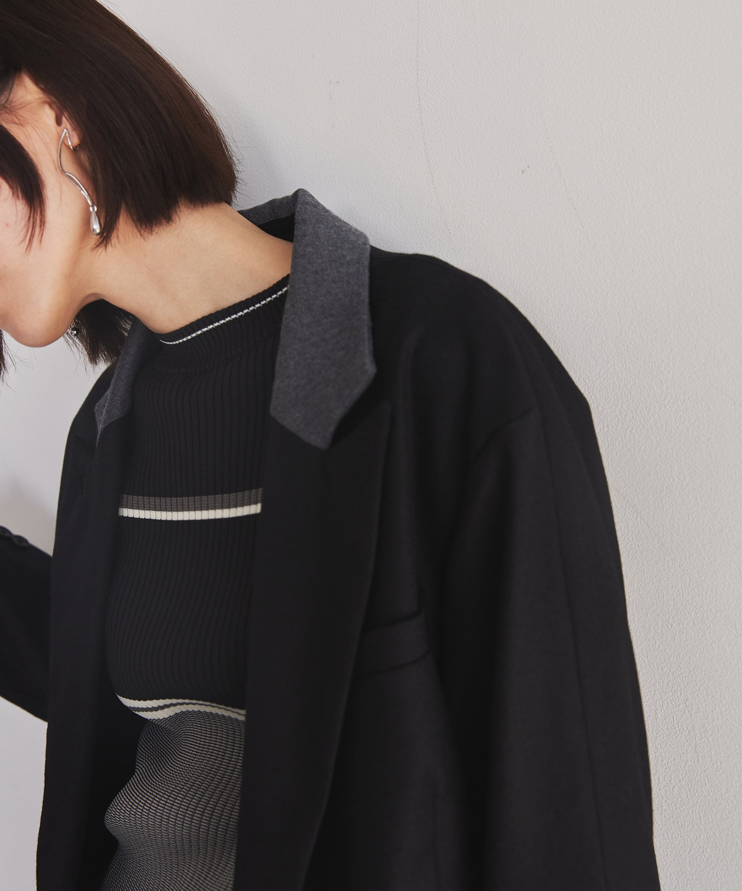 ラペルポイントテーラードジャケット