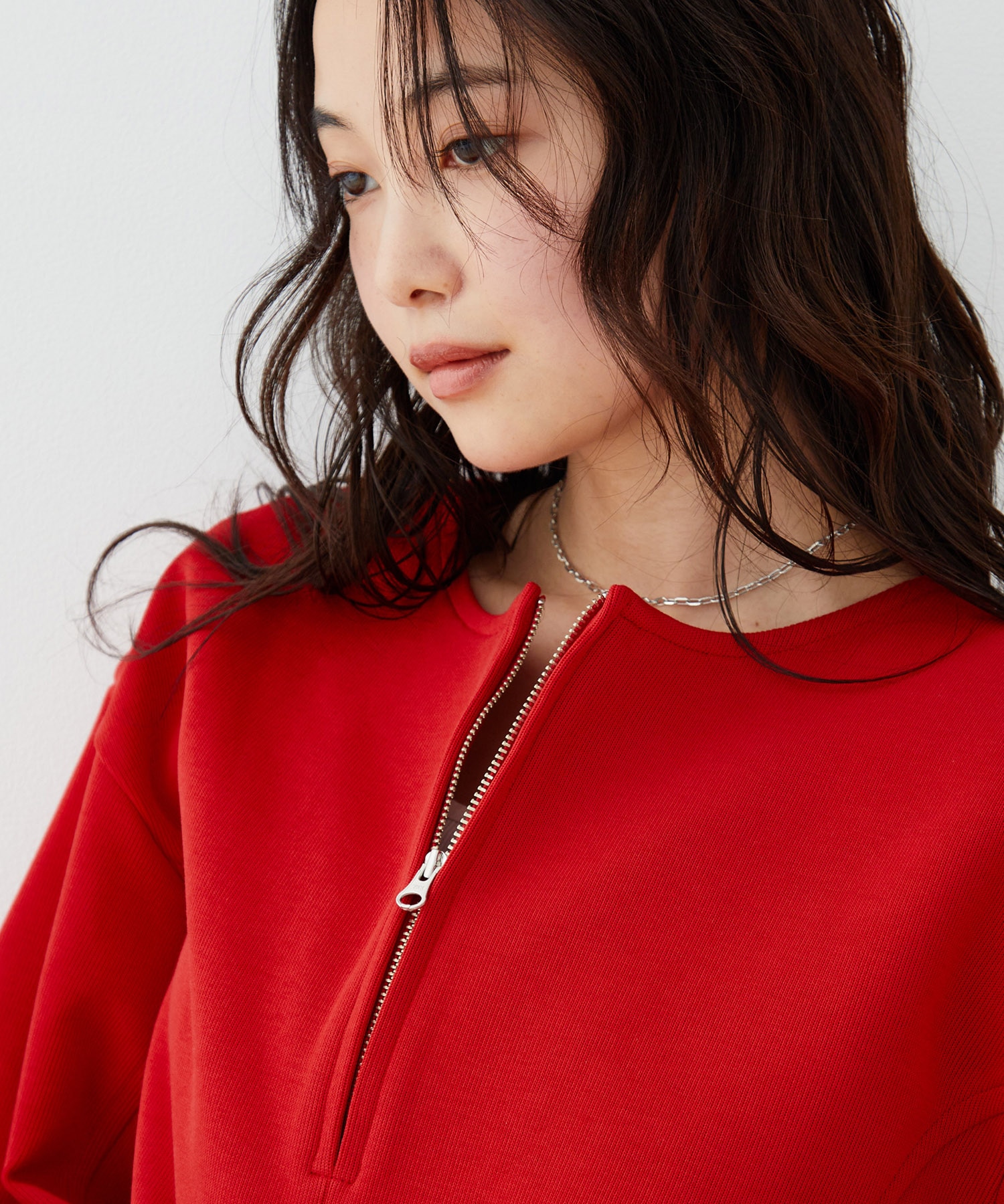 タックフォルムスリーブカットプルオーバー