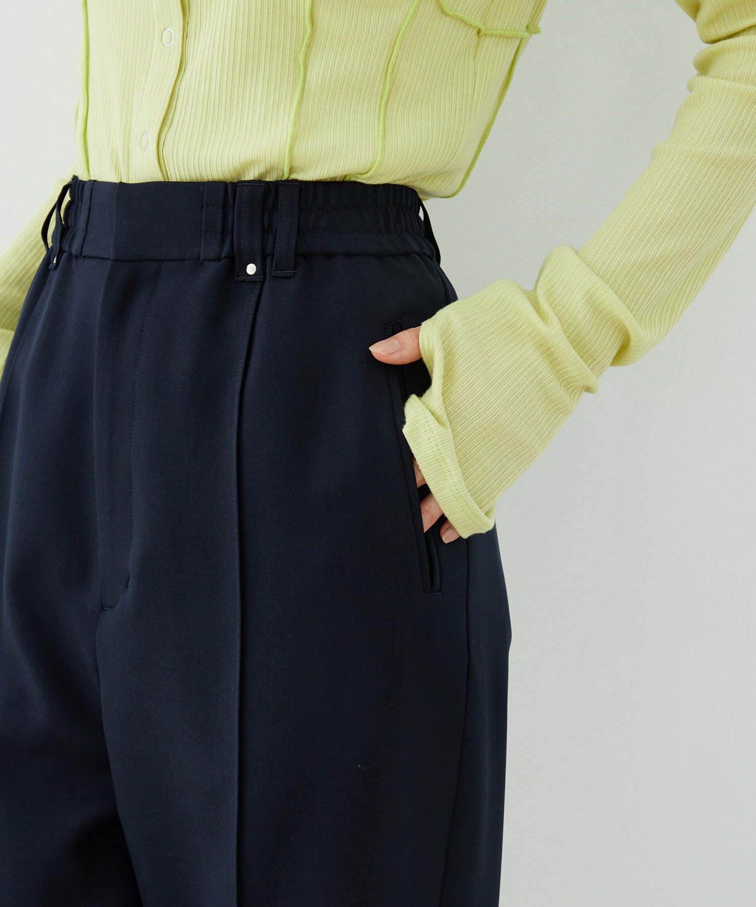 ダブルループストレートパンツ