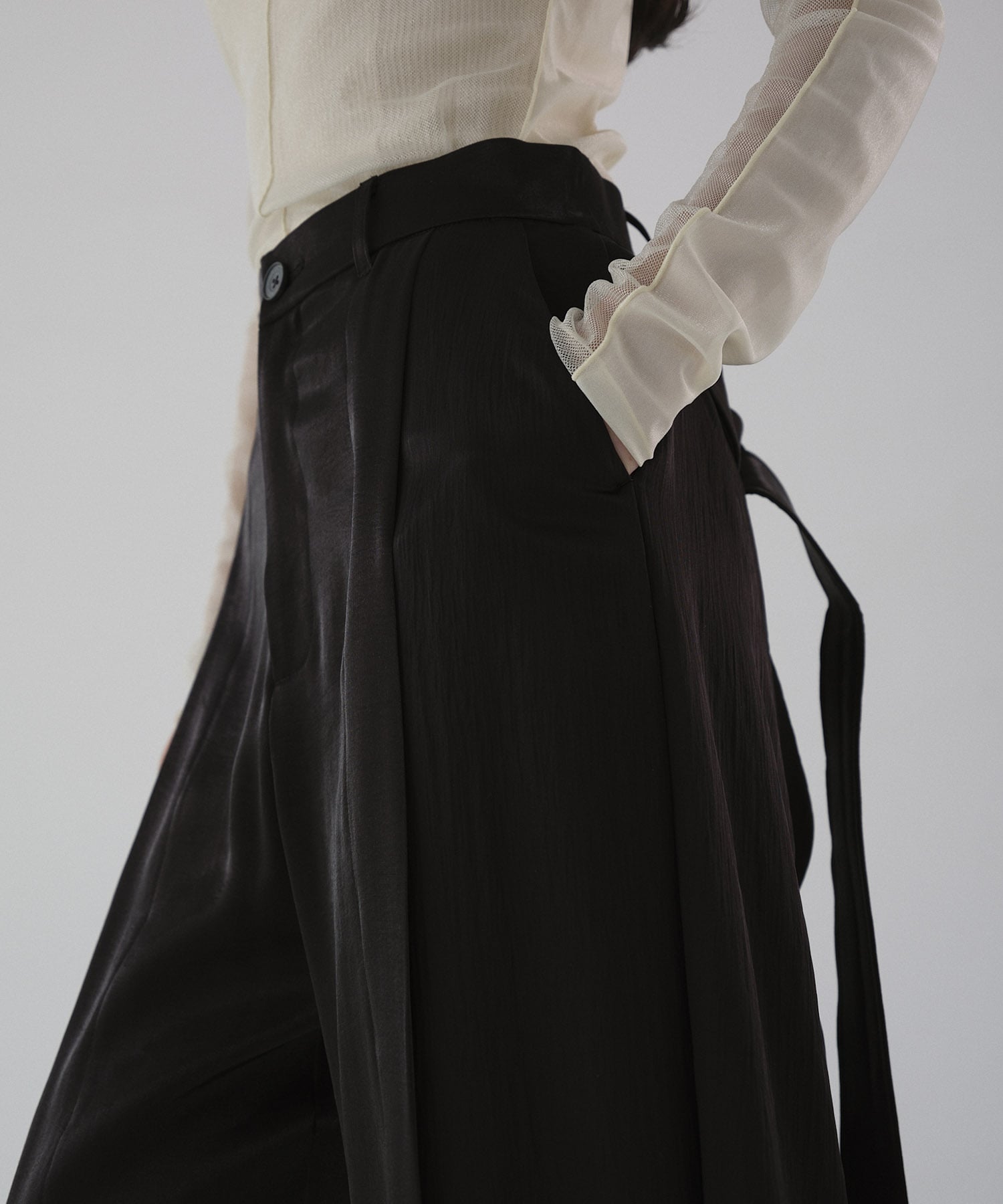 Wrap Back Trousers