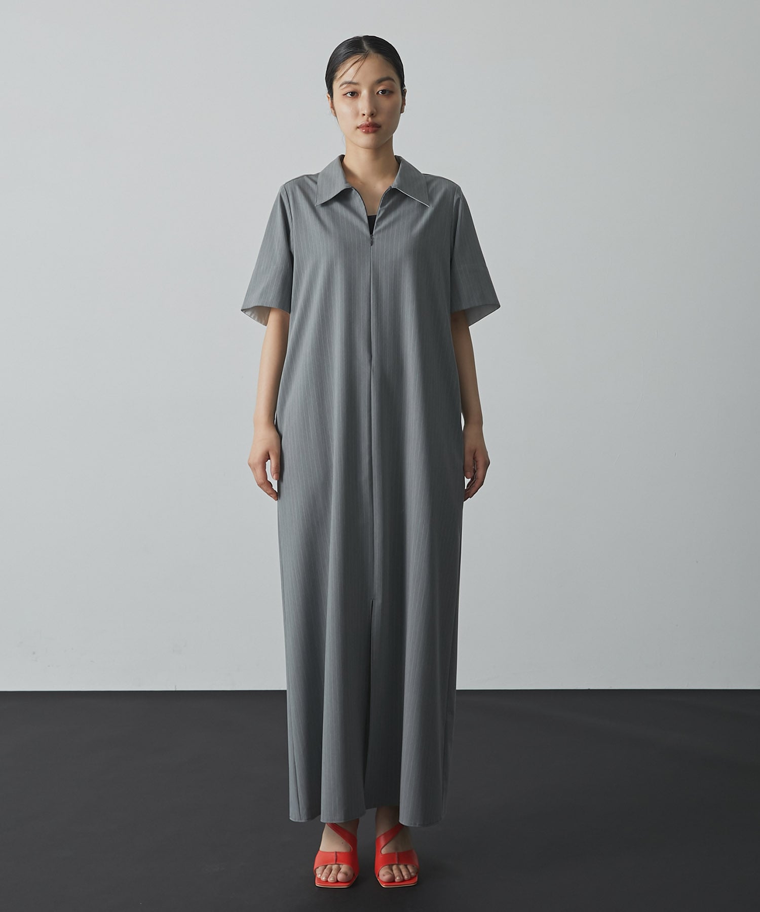 Cargo Belted Shirt Dress