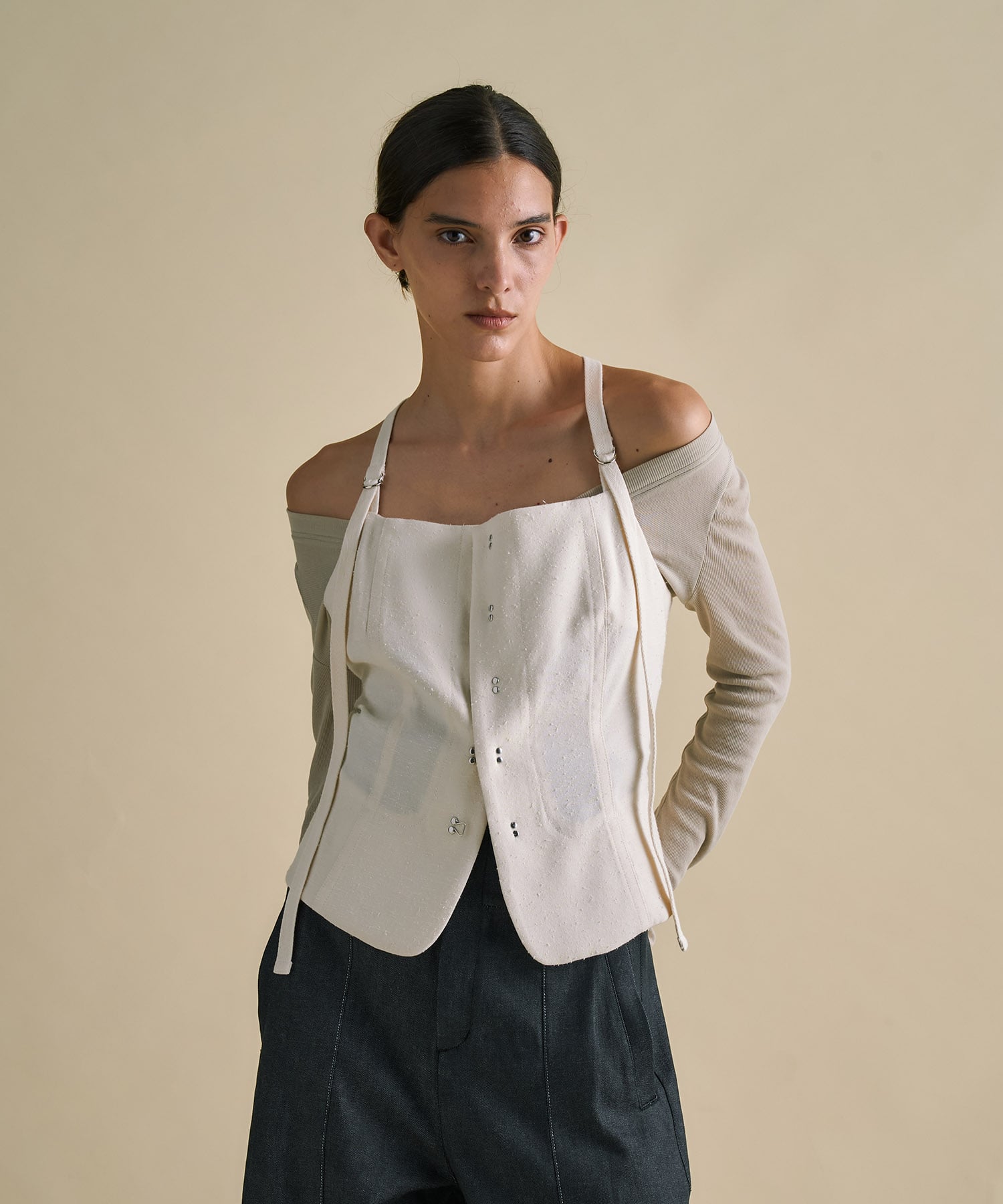 Vintage Nep Camisole Bustier