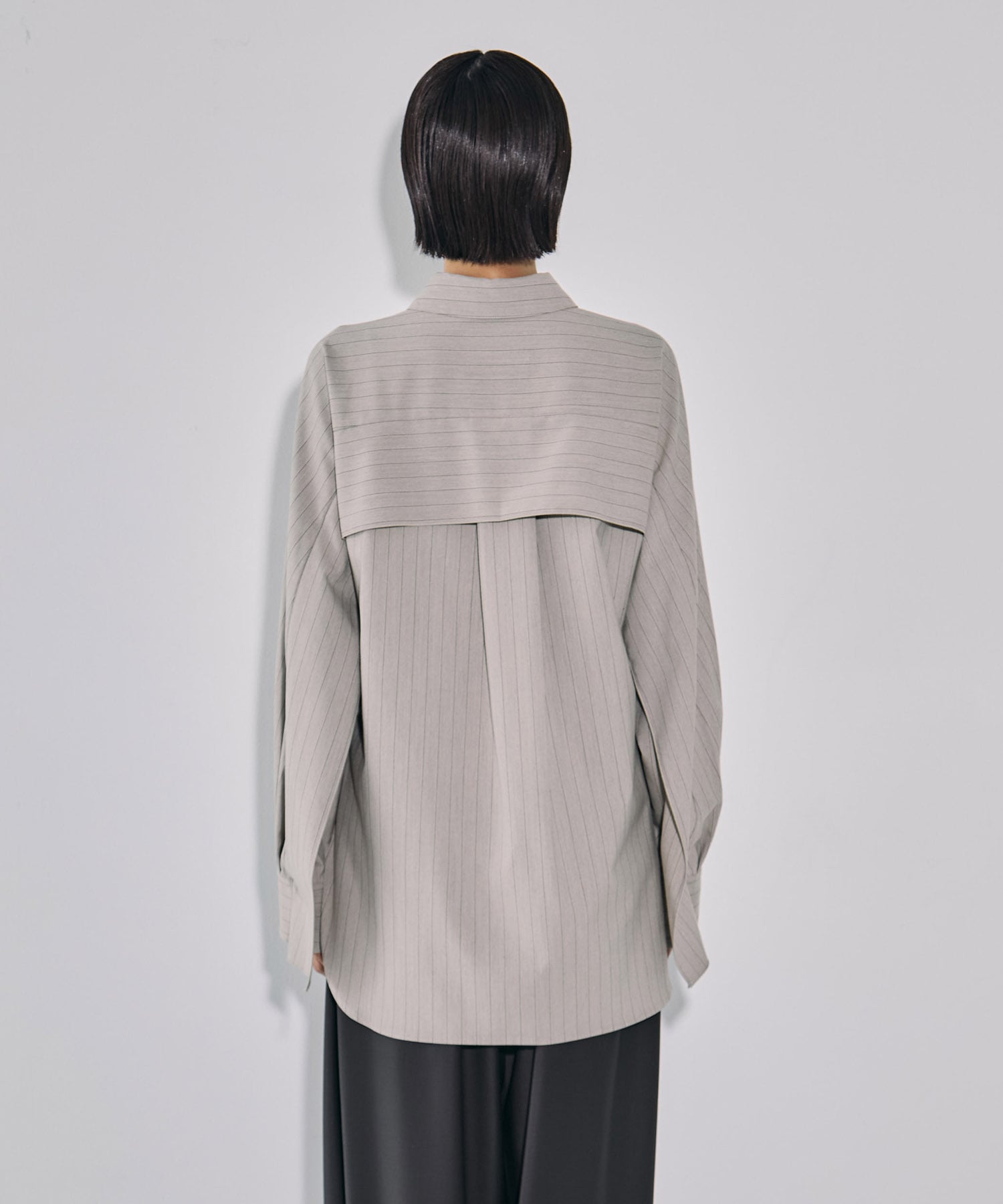 Belted Cape Detail Shirt