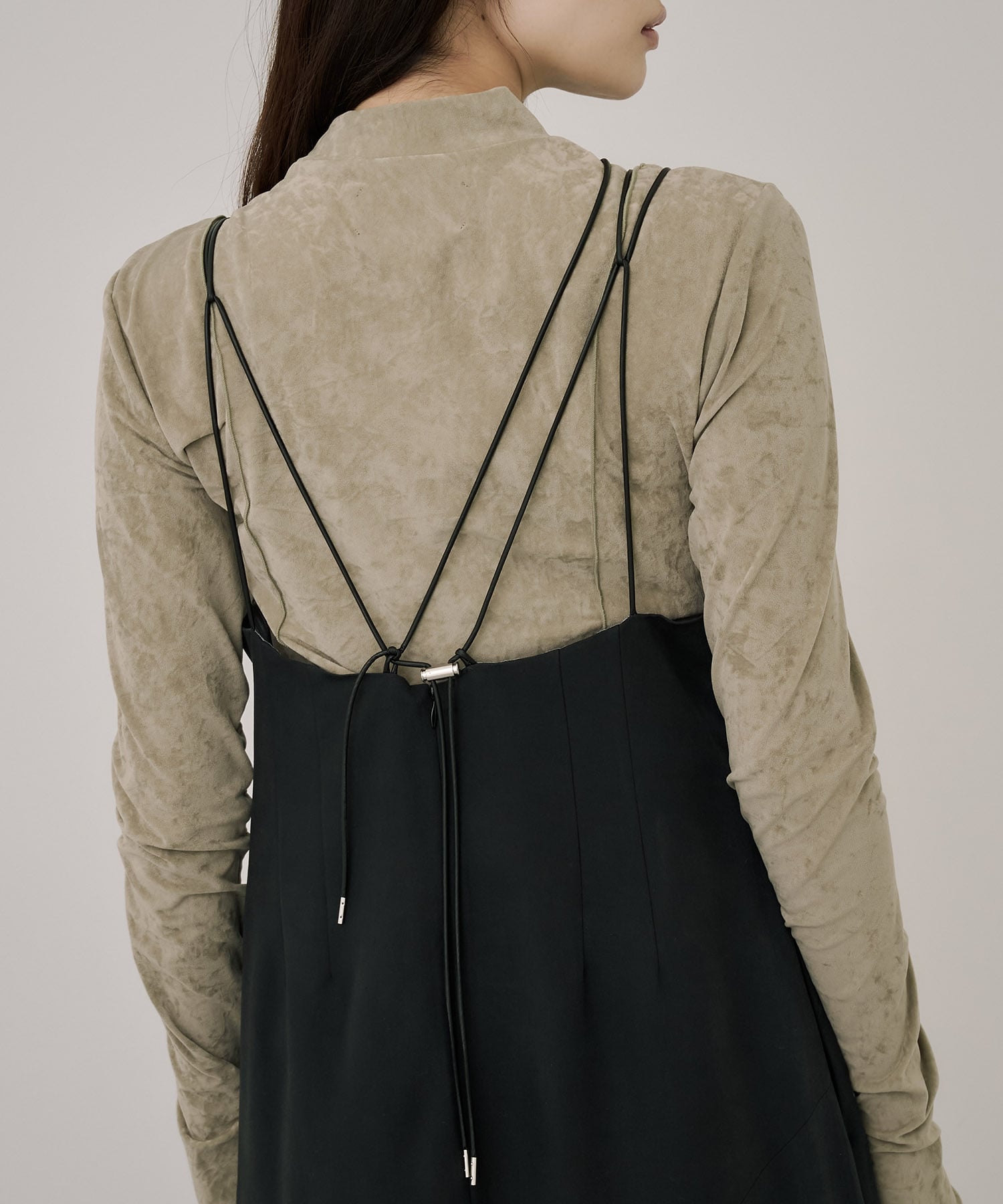 【セットアップ】フィブリルアシメキャミワンピース