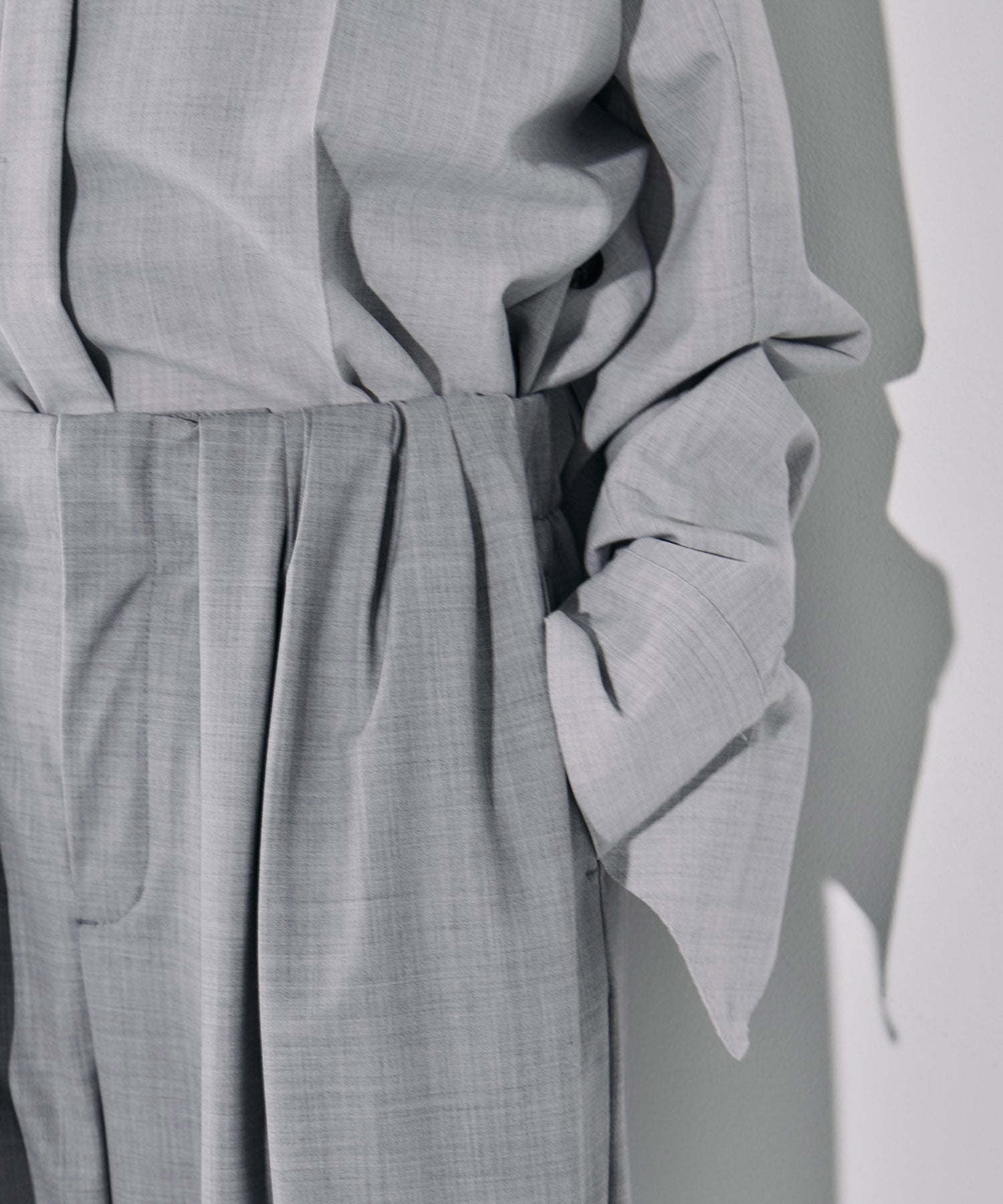 Super120s Wool Relax Trousers
