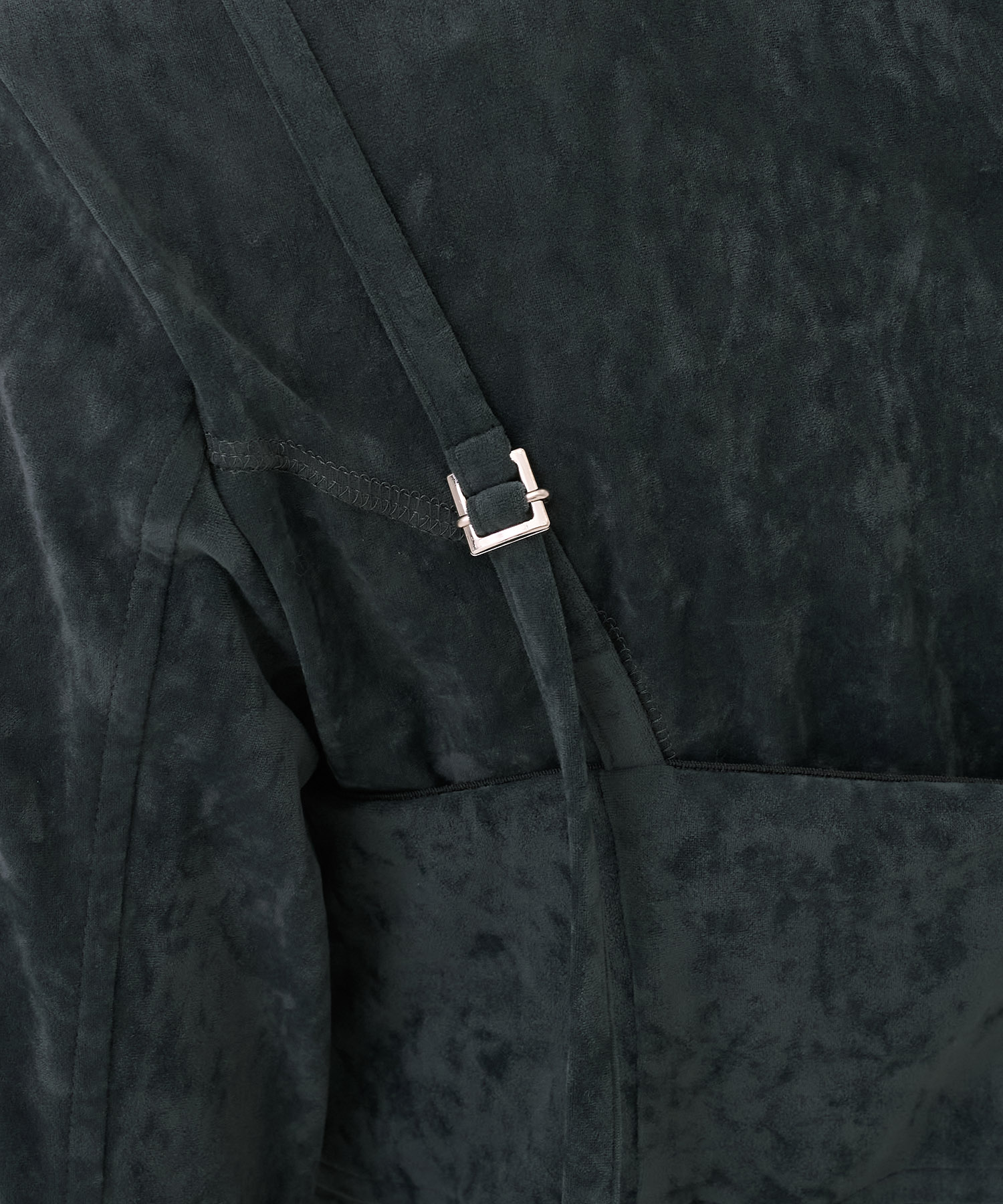 ツイストベロアキャミワンピース