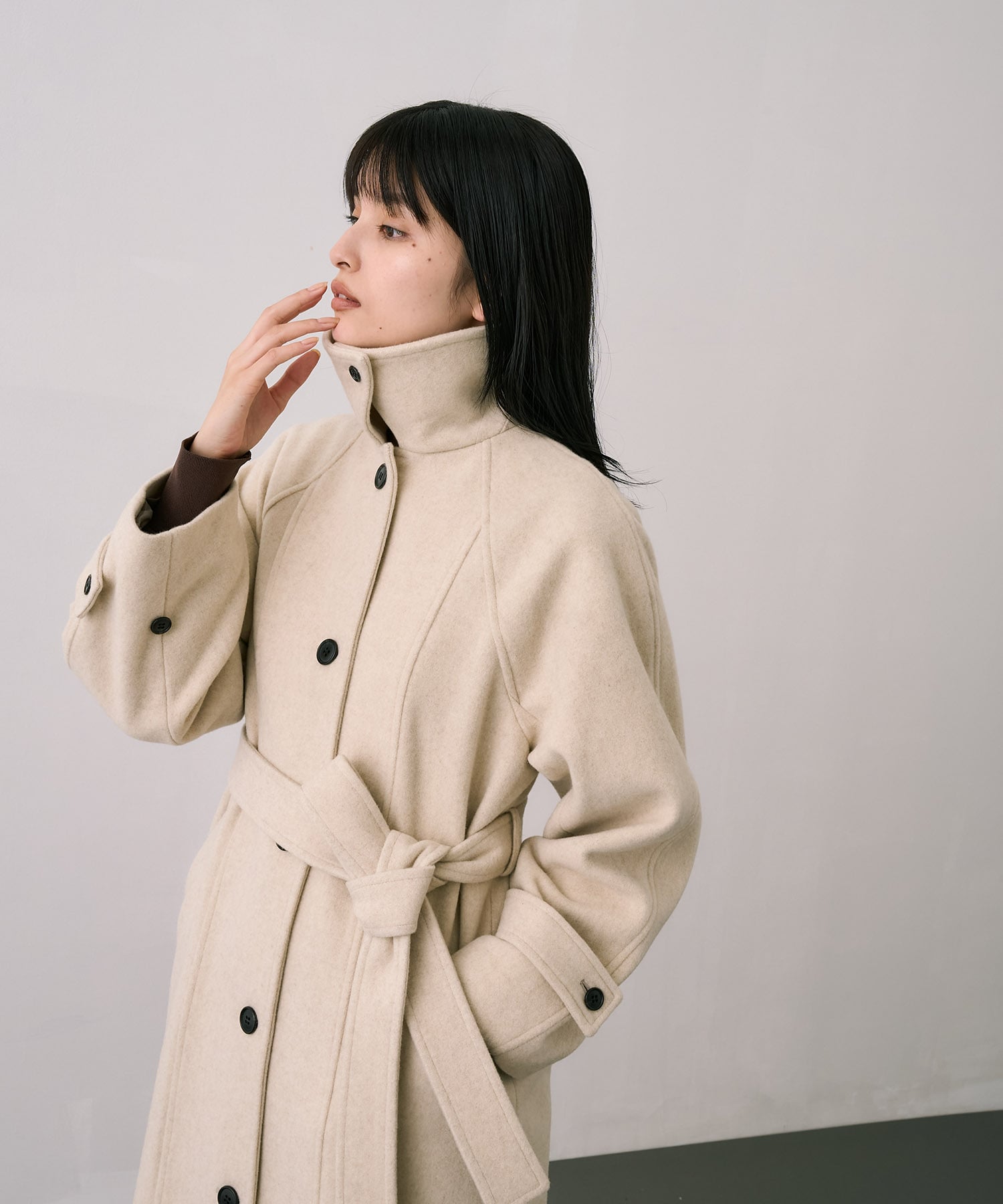 【WEB限定】2wayウールロングコート