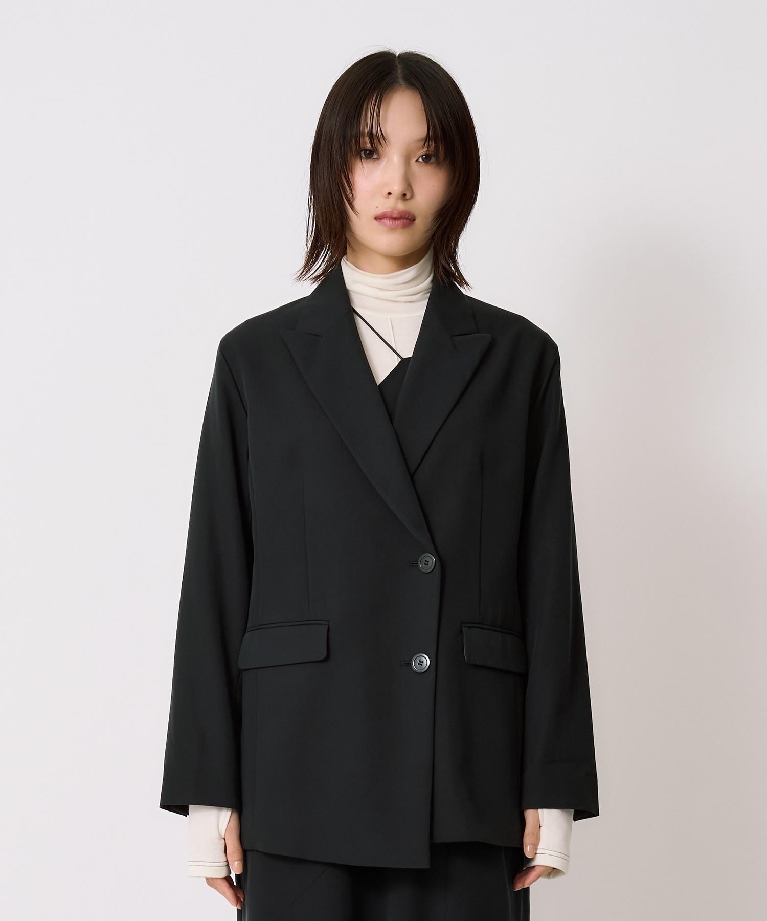 【セットアップ】フィブリルテーラードジャケット