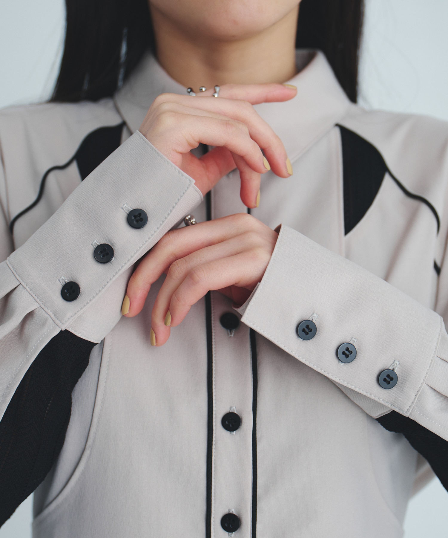 レースレイヤーシャツOP