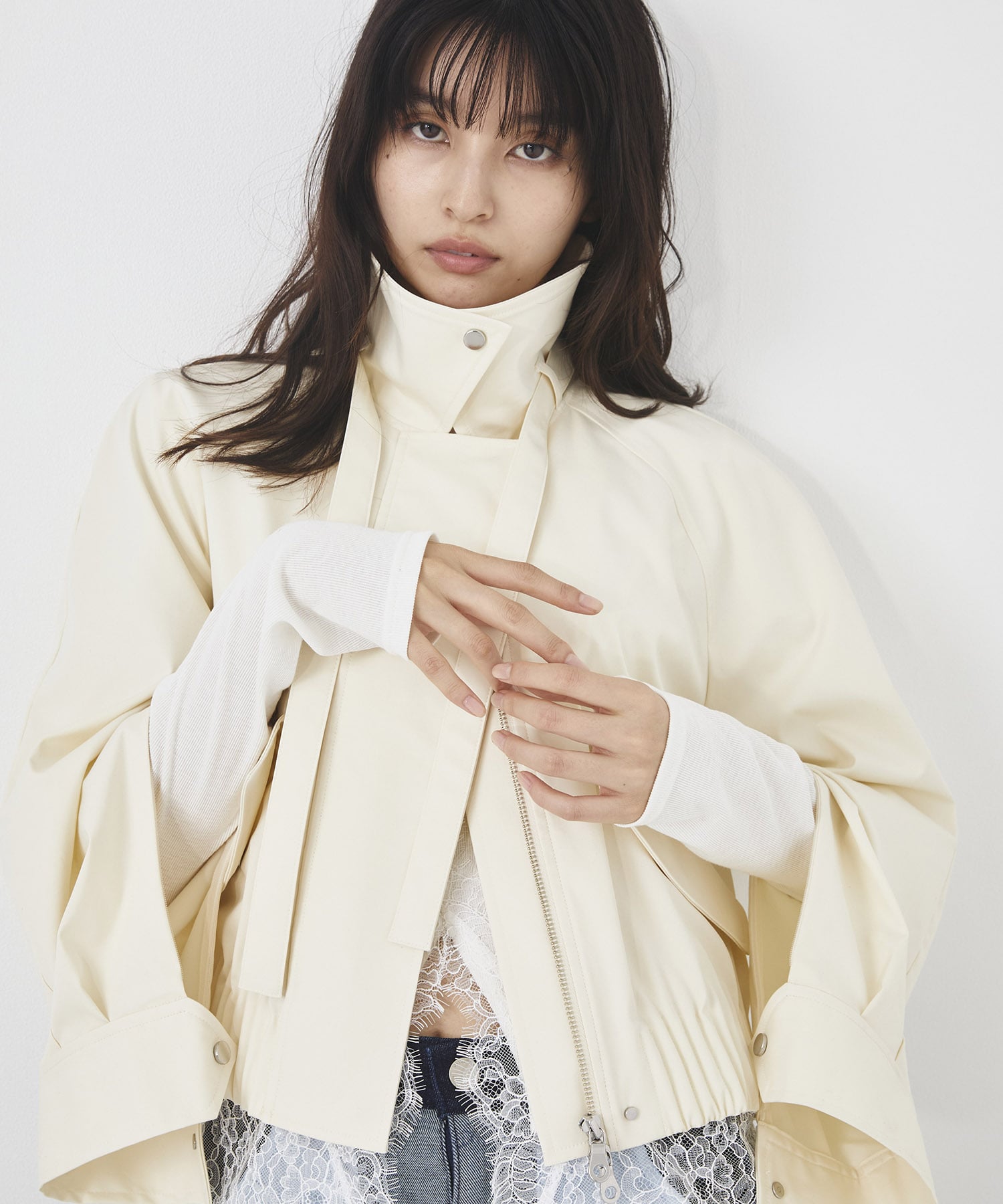 ゴムタックギャザーブルゾン