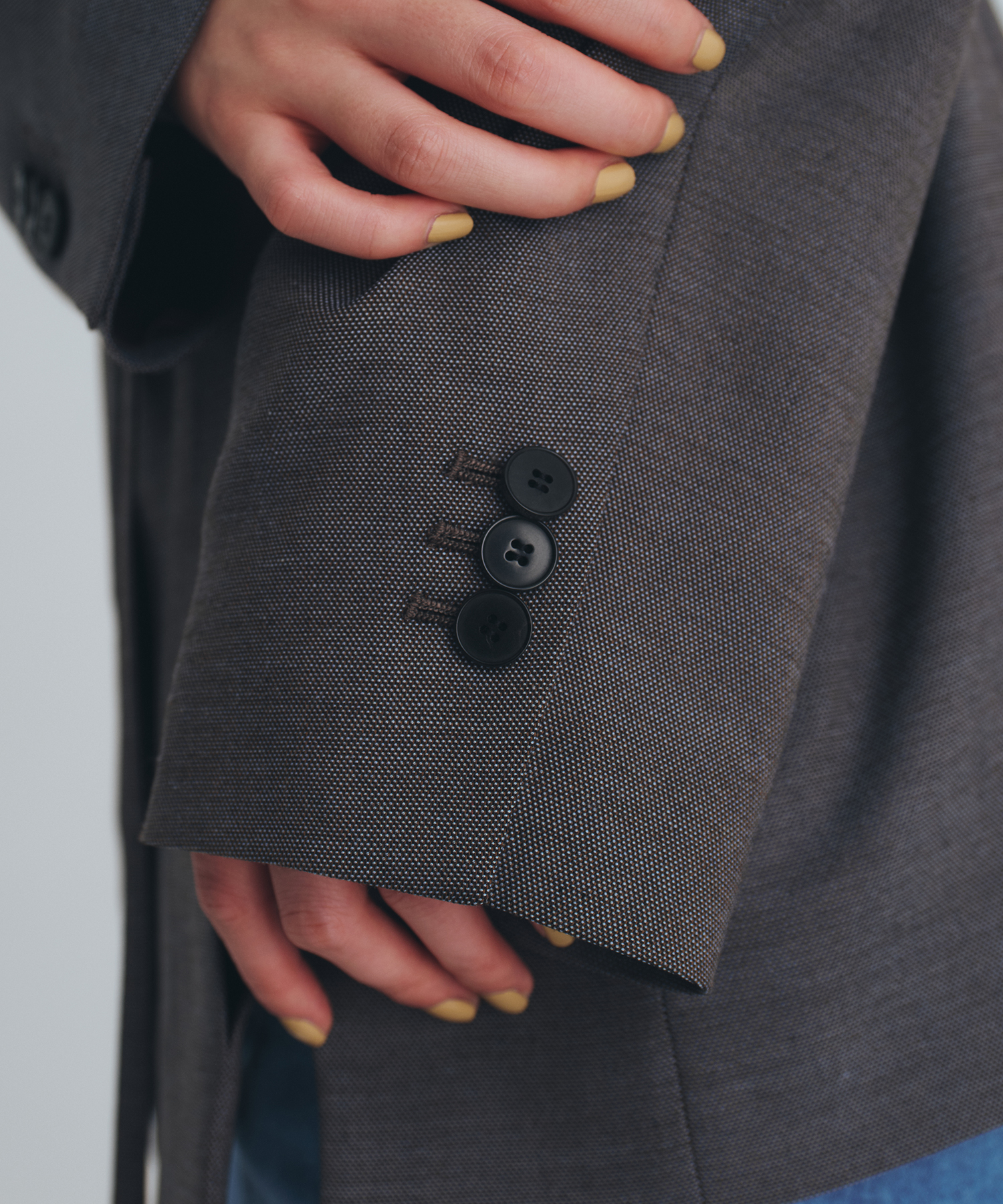 スタンドカラーテーラードジャケット