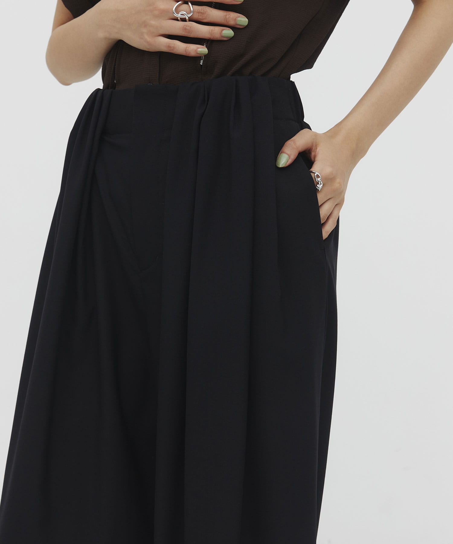 Super140s Summer Wool Relax Trousers