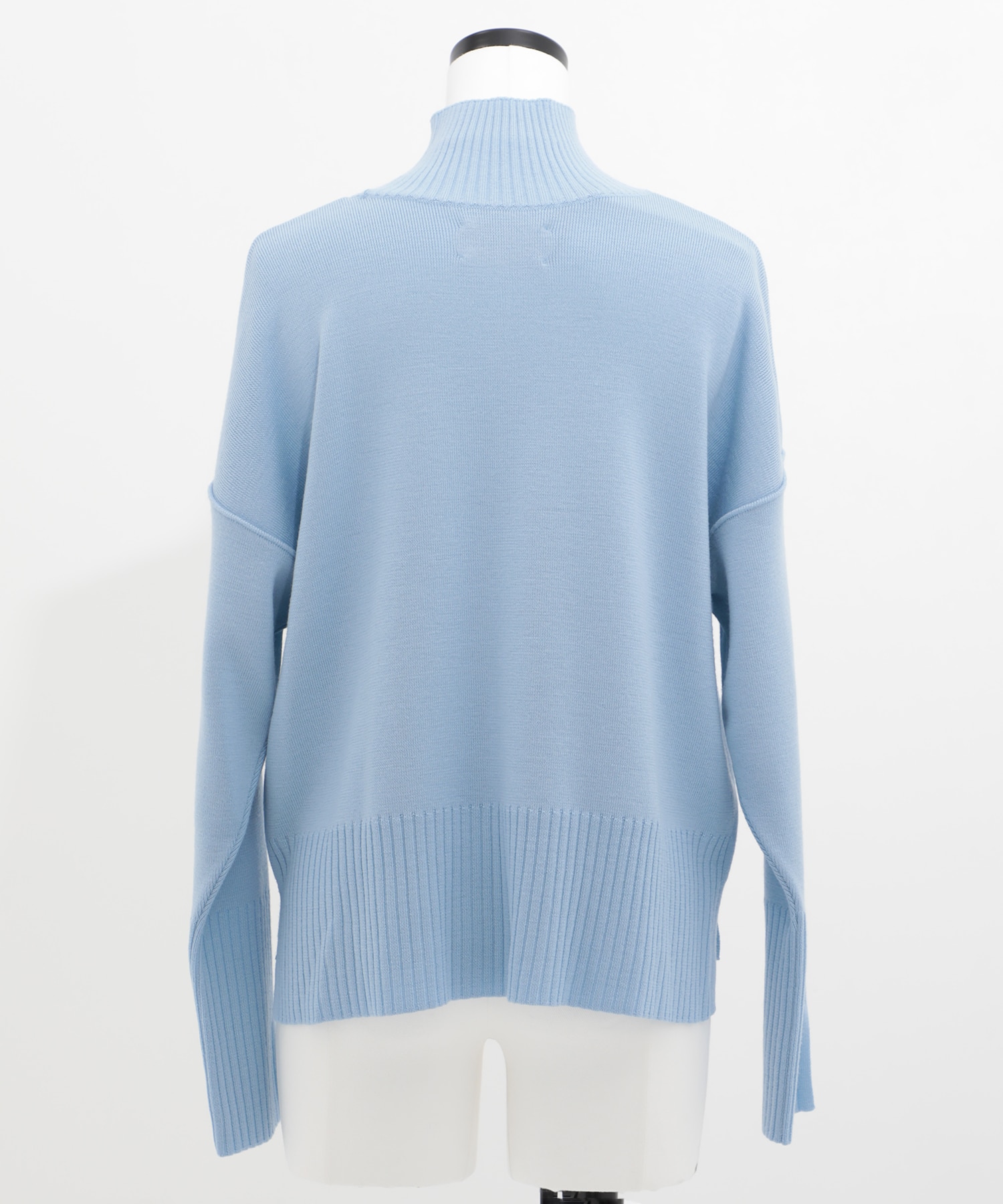 ウォッシャブルWOOLラインニット