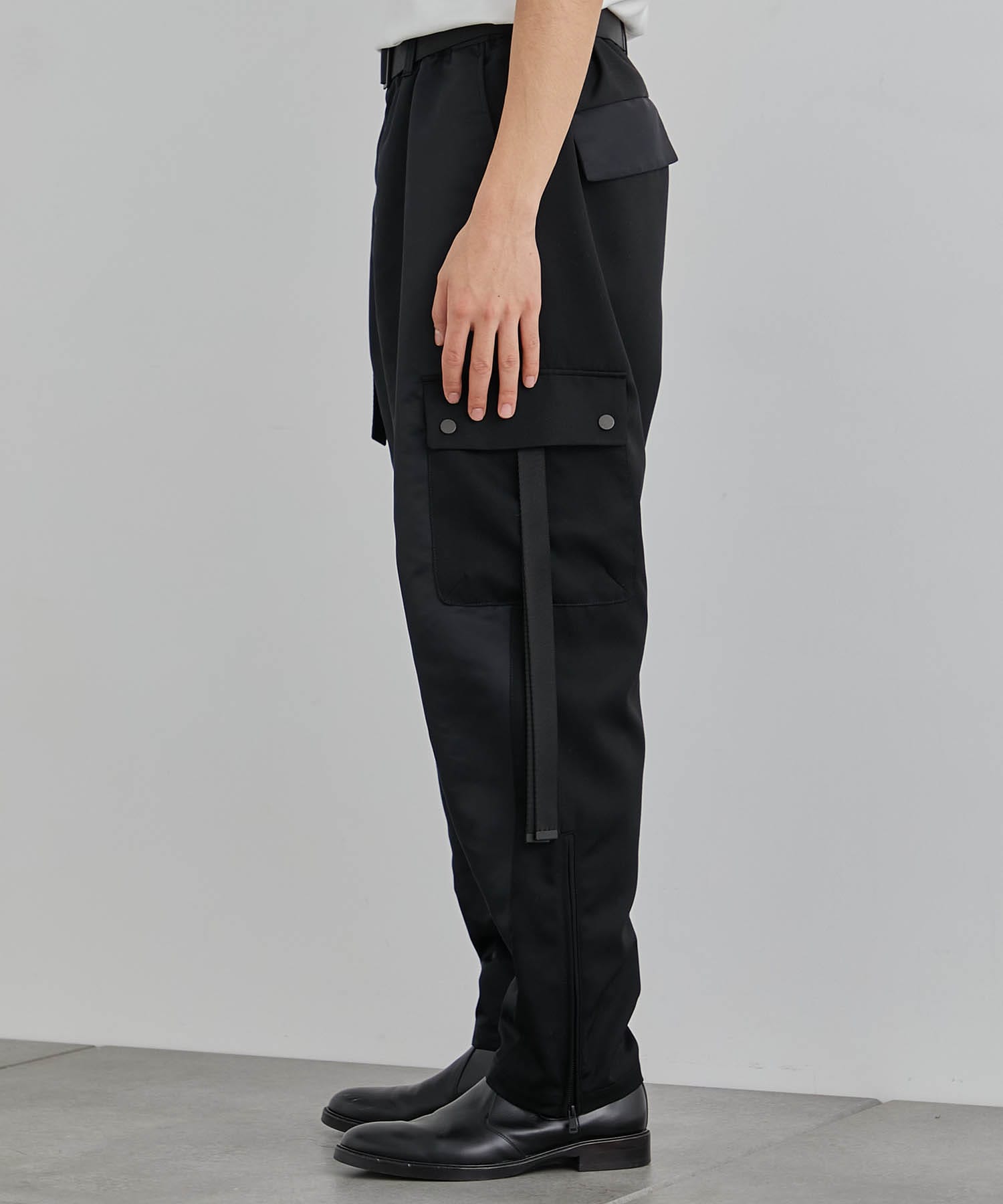 OLMETEX × WOOL GABARDINE カーゴパンツ(1 BLACK): : メンズ｜UNITED