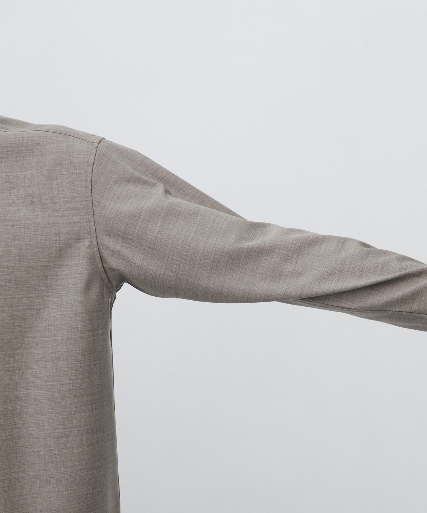 〈2026SS|残りわずか|再入荷なし〉SUPER 140's SCALE OFF WOOL シャツ