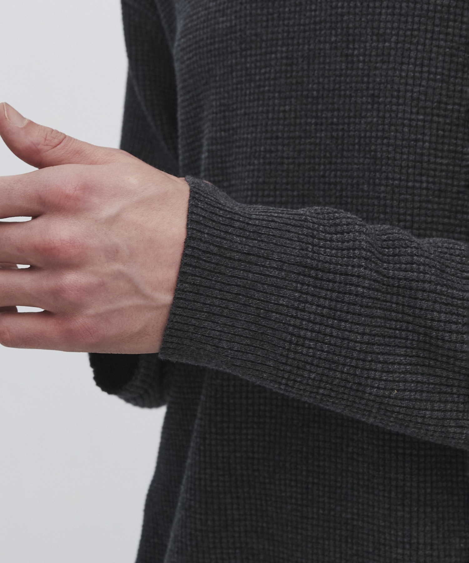 〈2026SS|残りわずか|再入荷なし〉COTTON CASHMERE ワッフルニット