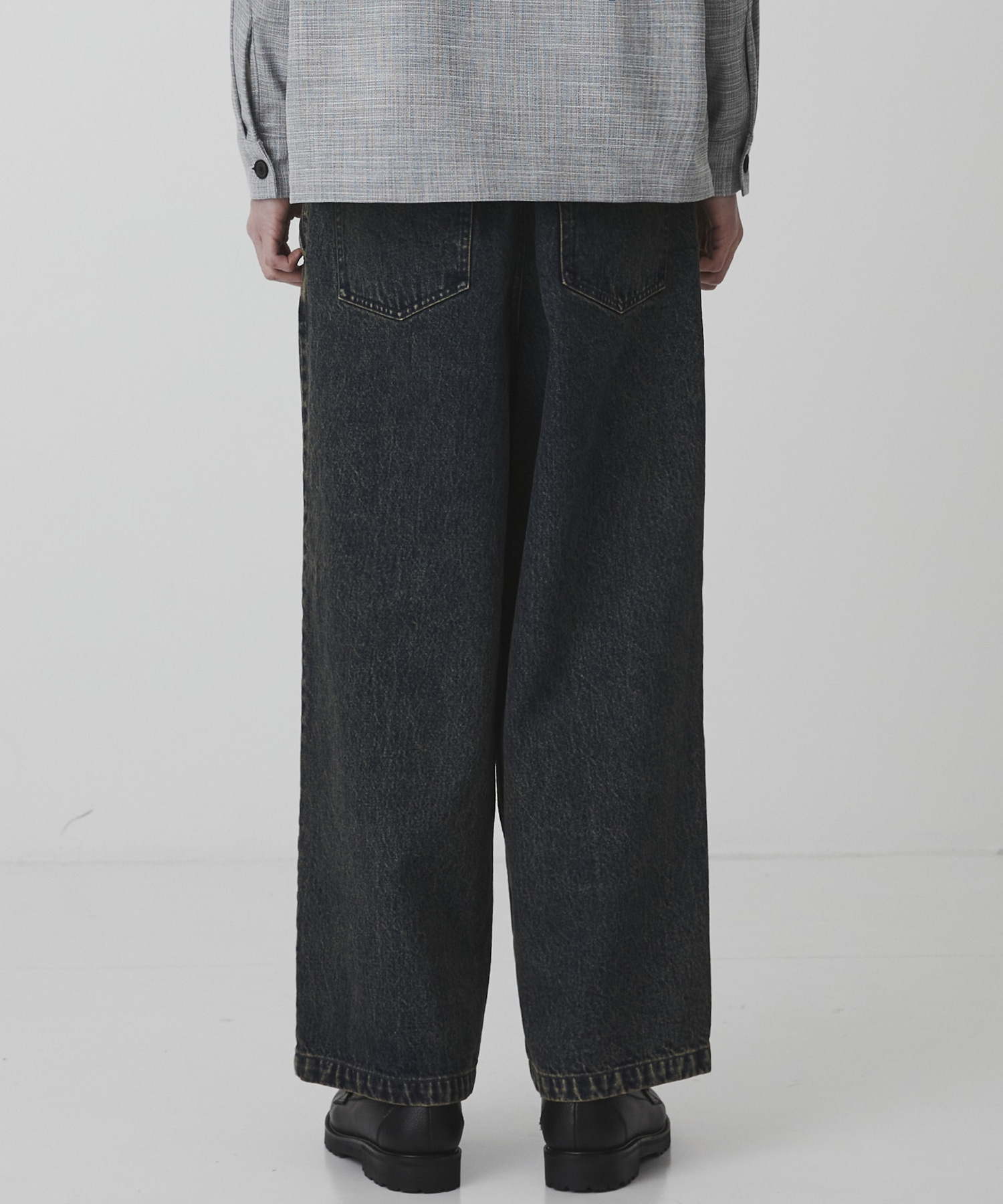 〈2026SS｜WEB先行販売〉オーバーダイデニム バギースラックス