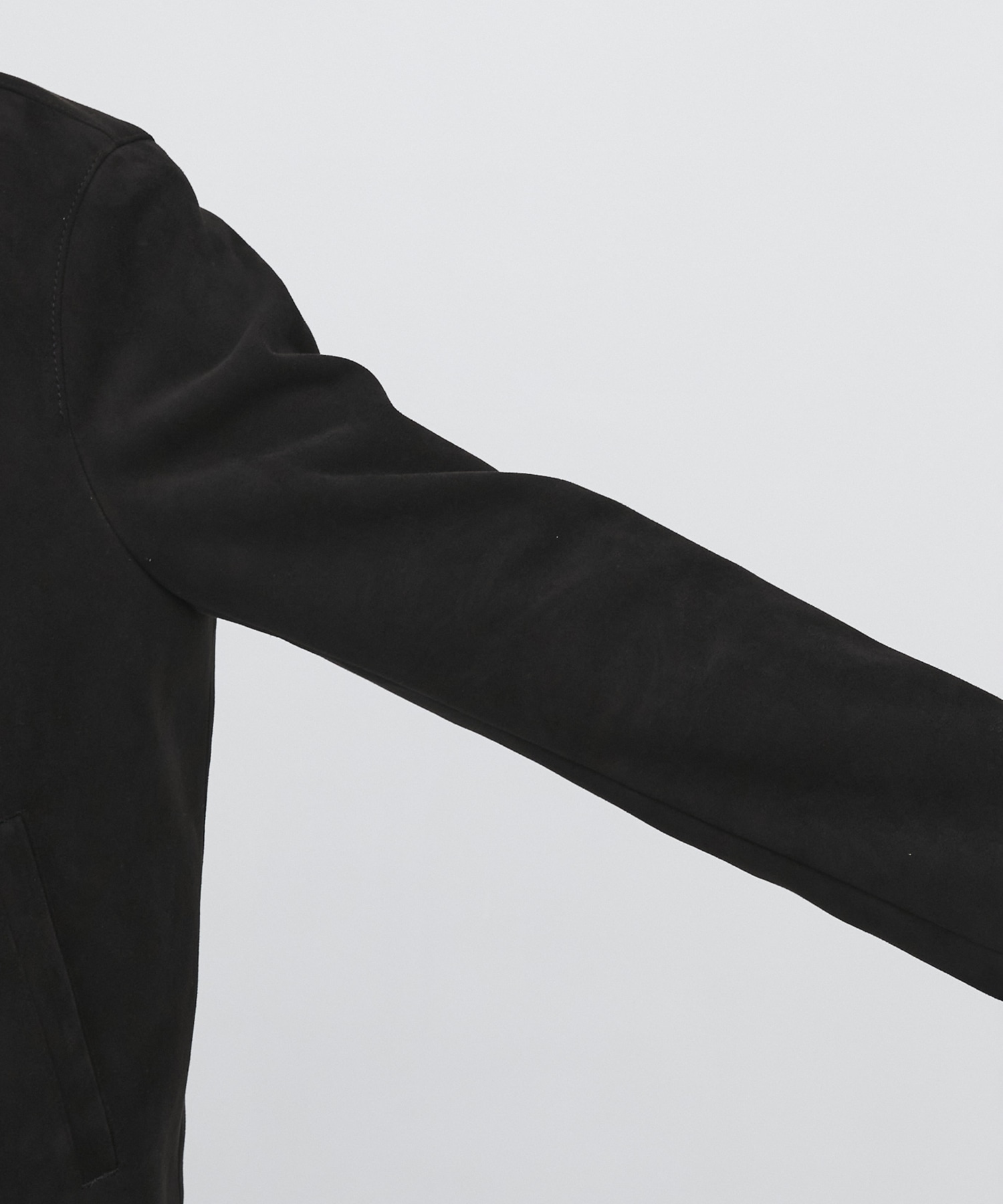 〈2026SS｜残りわずか｜再入荷なし〉LEATHER TEX SUEDE HARRINGTON JACKET