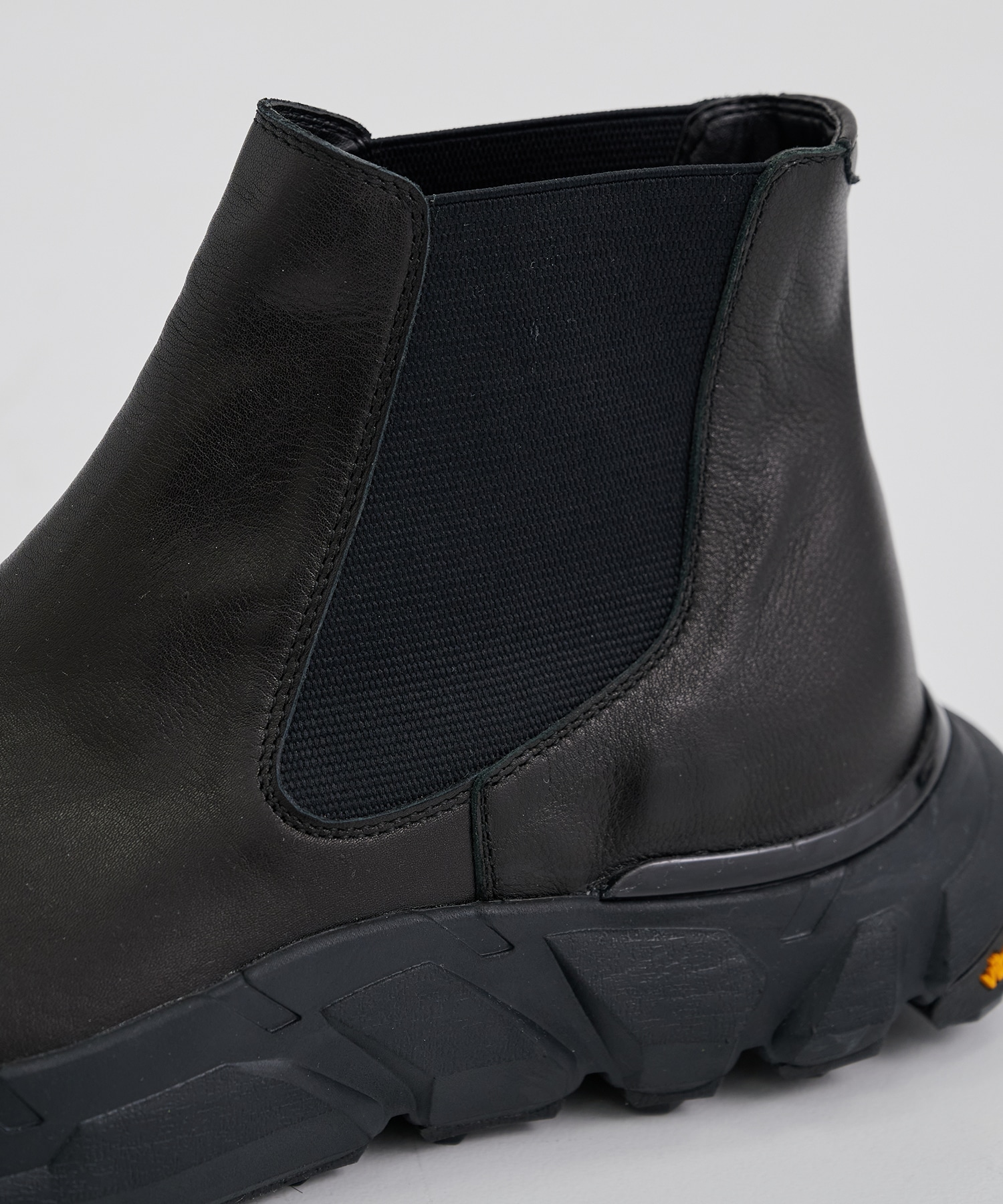 LEATHER Vibram SIDE GORE BOOTS