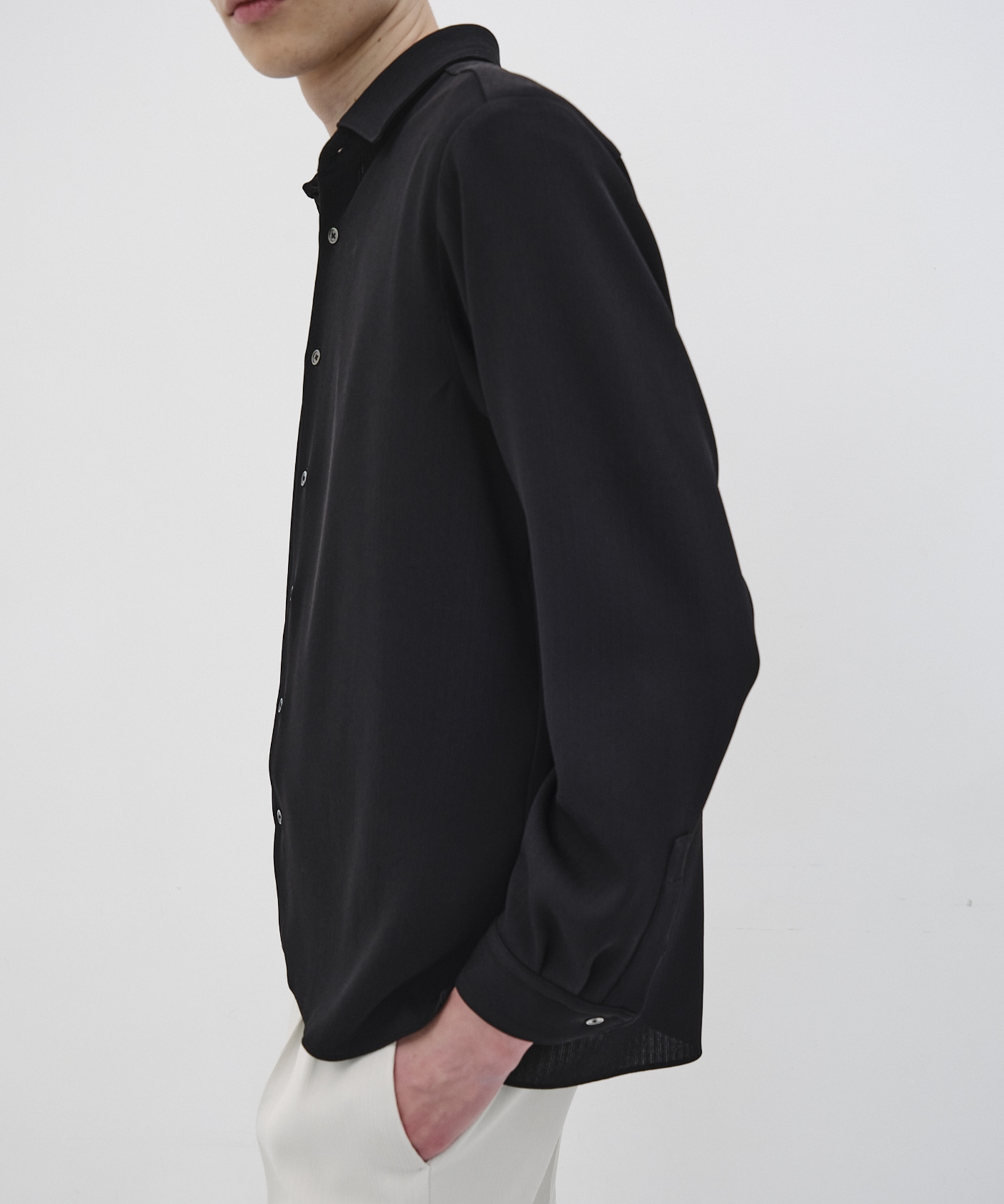 COLD DRY PLEATS ロングスリーブシャツ