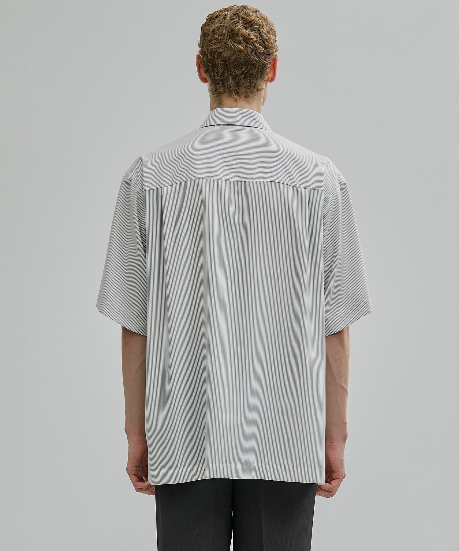 【一部店舗限定】DRY RAYON ストライプショートスリーブシャツ