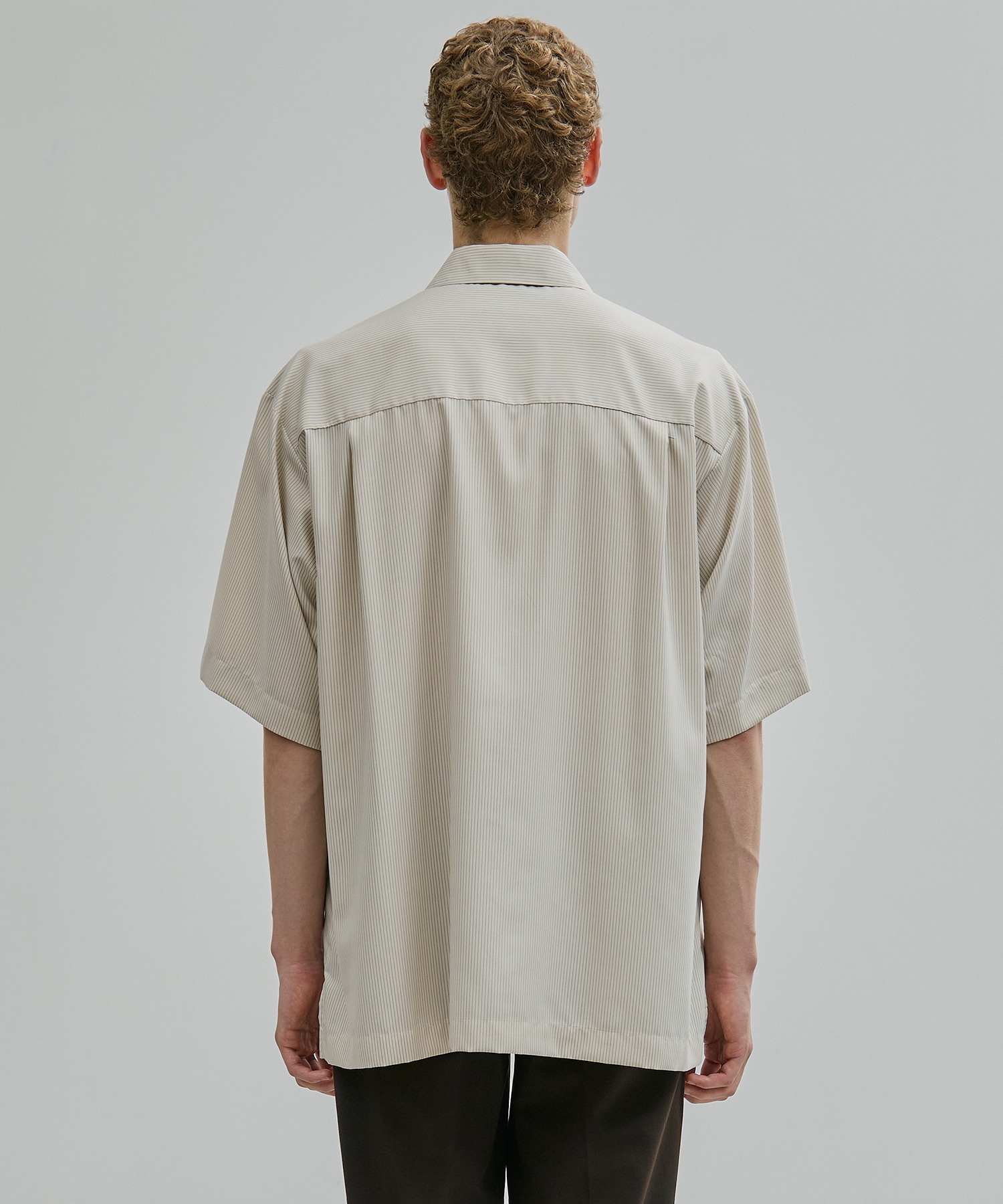 【一部店舗限定】DRY RAYON ストライプショートスリーブシャツ