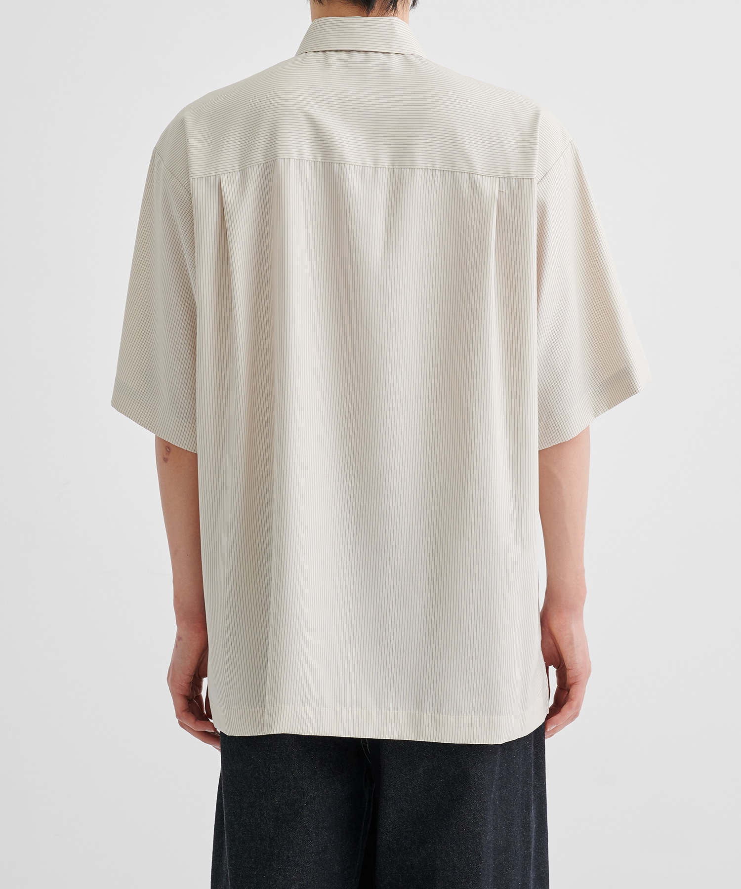 【WEB限定 先行予約】DRY RAYON ストライプショートスリーブシャツ