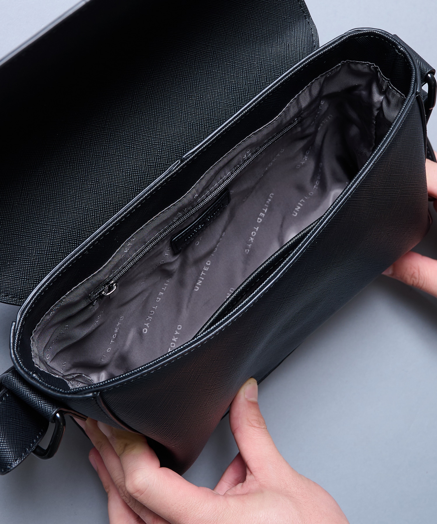 Saffiano Leather Shoulder Bag
